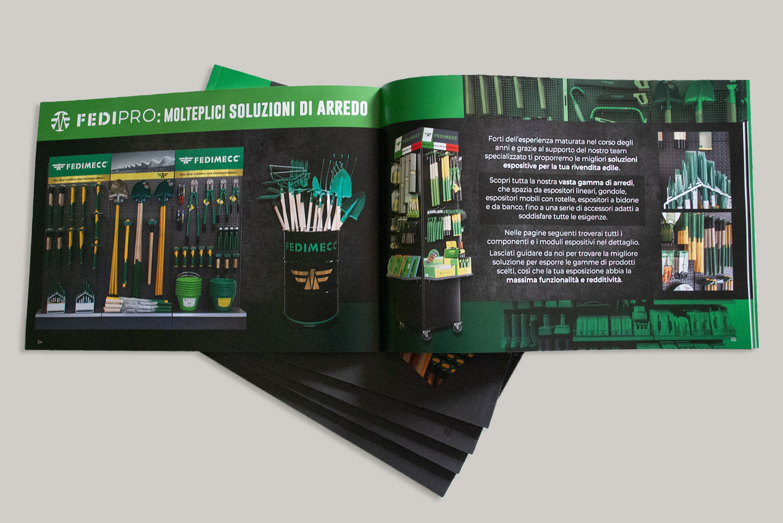 FediPro catalogue, 64 pages: photos and design