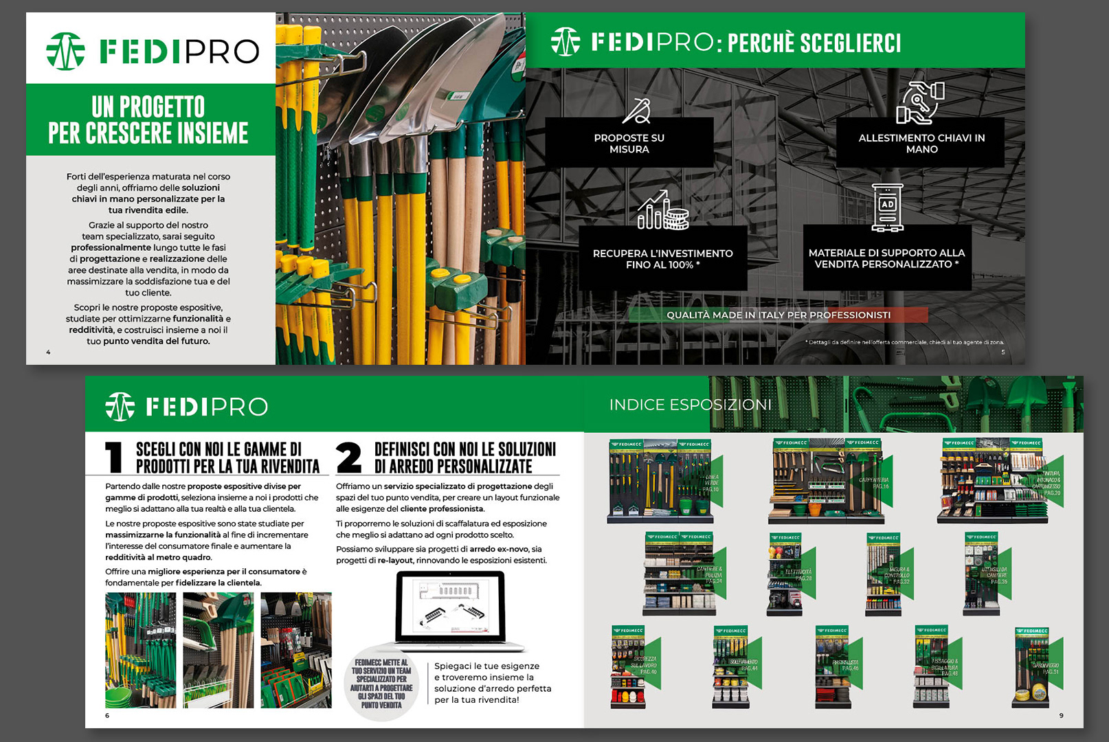 FediPro catalogue, 64 pages: photos and design