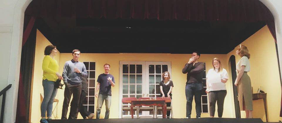 Rehearsing "The Philadelphia Story"