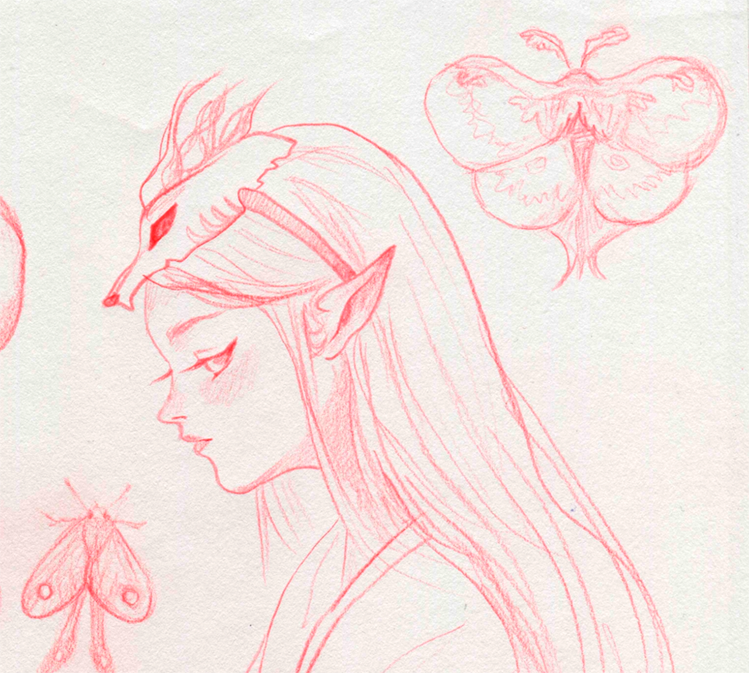 Sketching ideas for OC