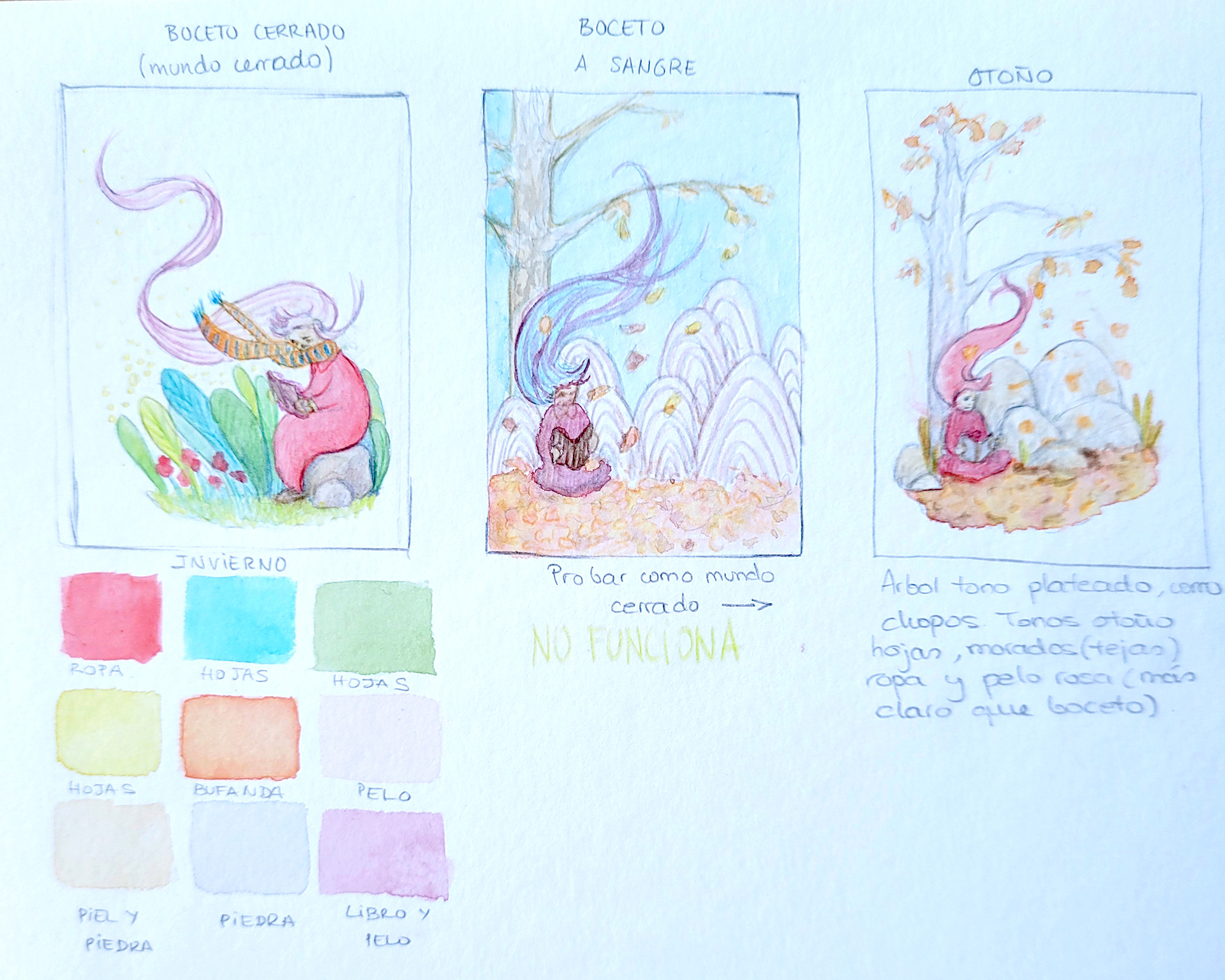 thumbnails composition + color