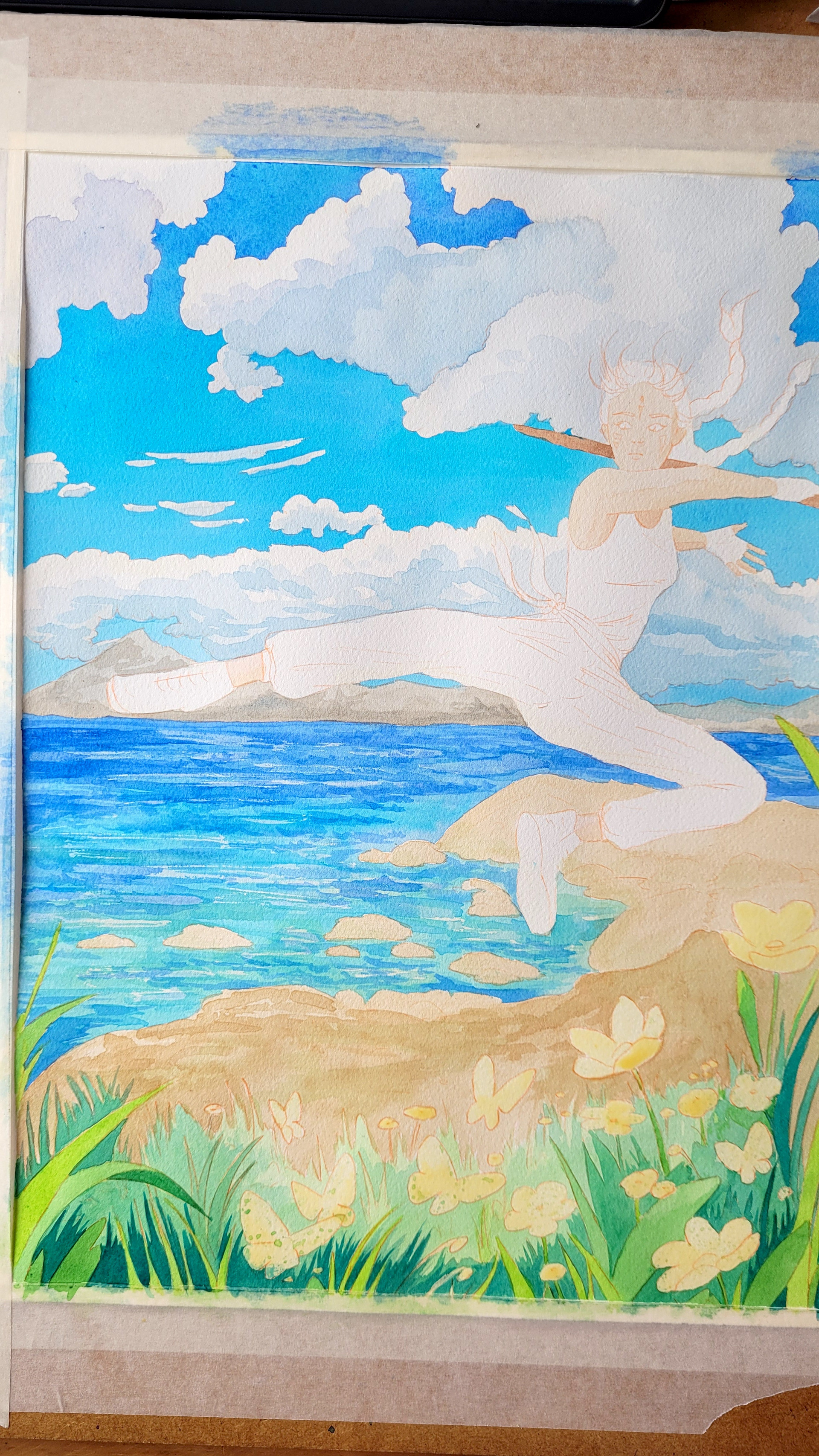 mor layers of watercolor