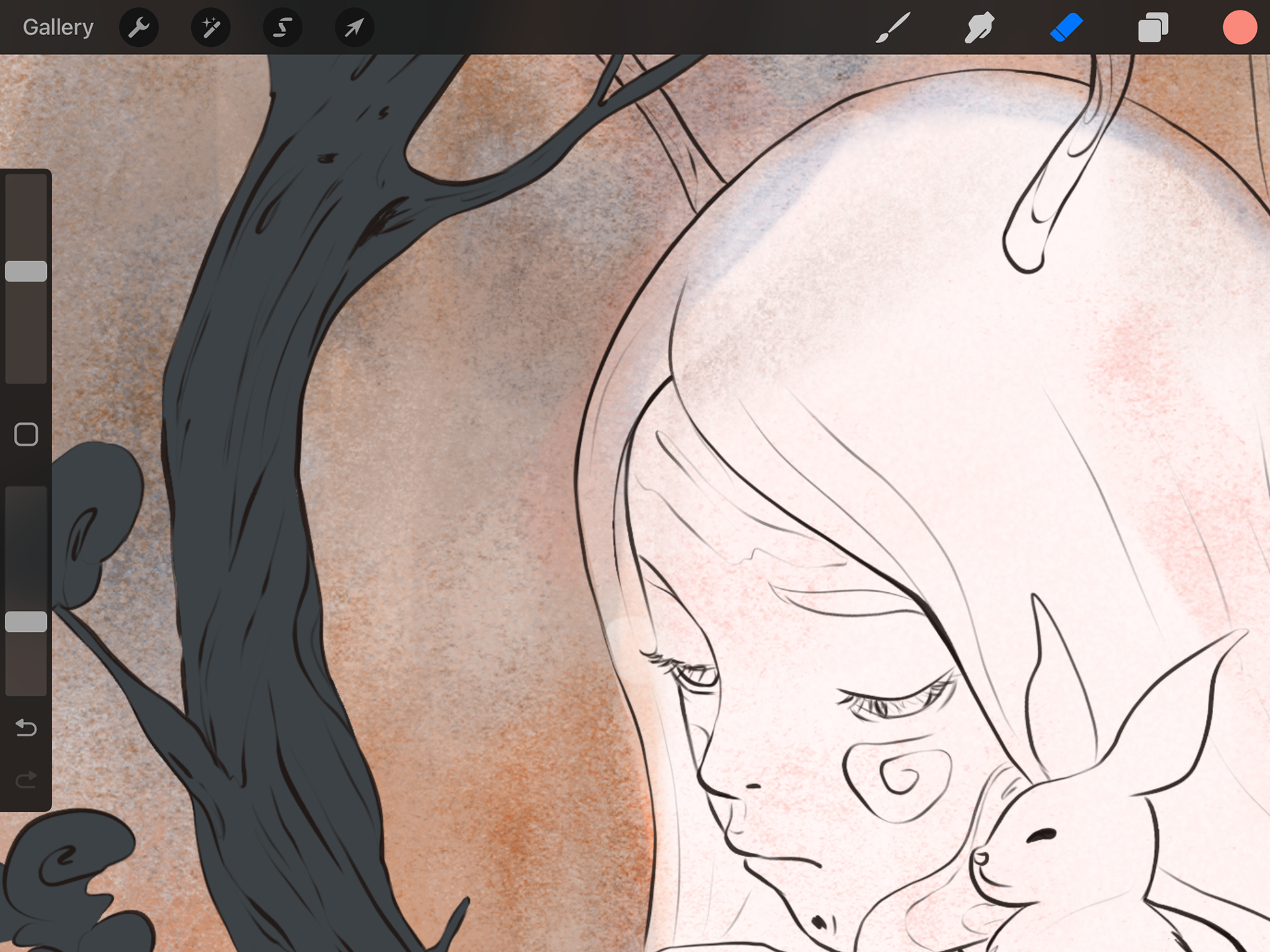 Digital drawing and color study