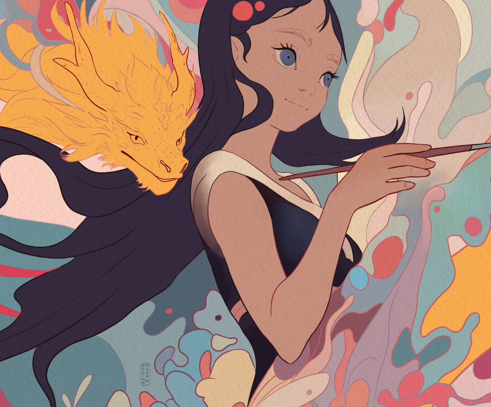 Flat coloring