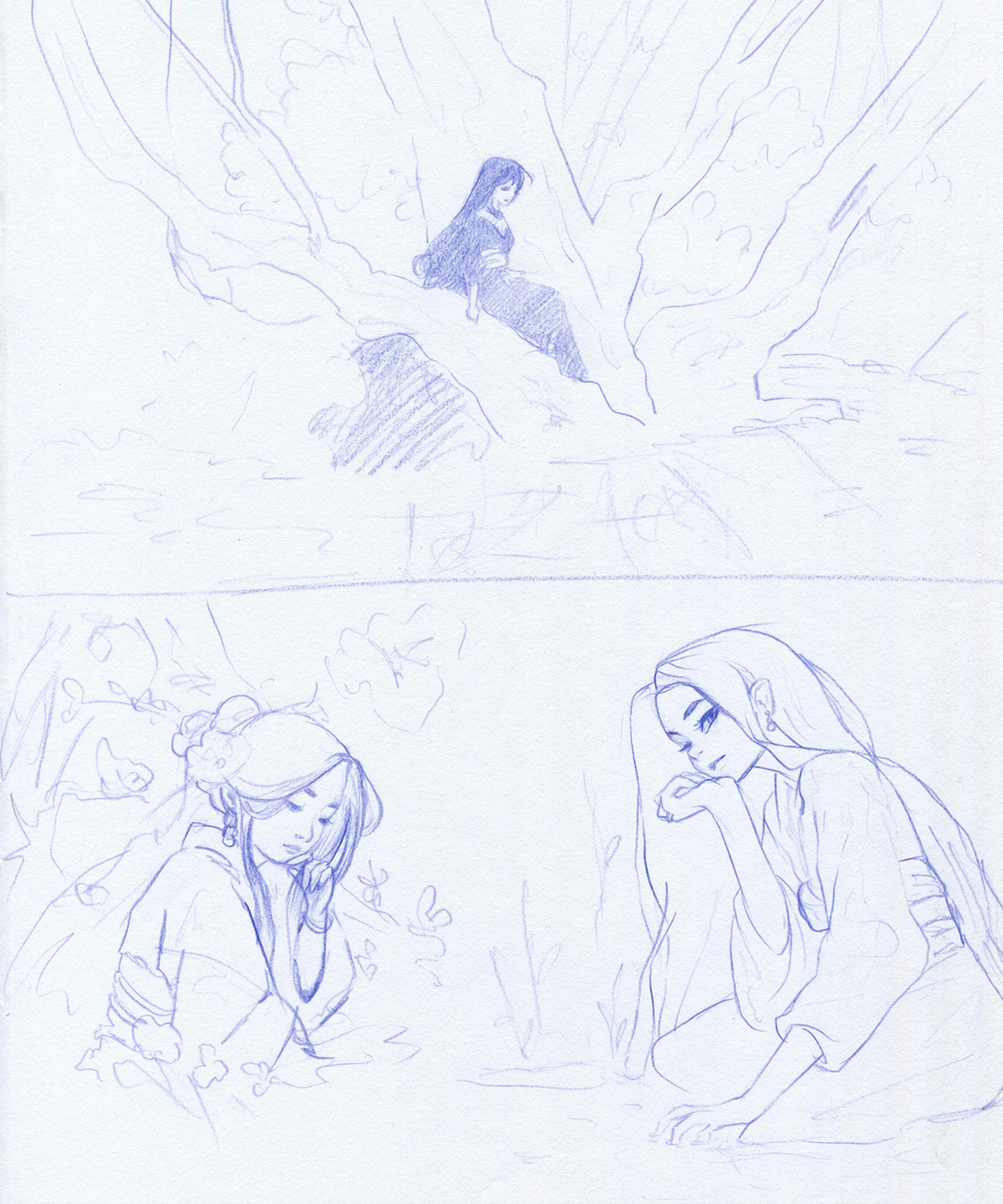Thumbnail compositions for personal work