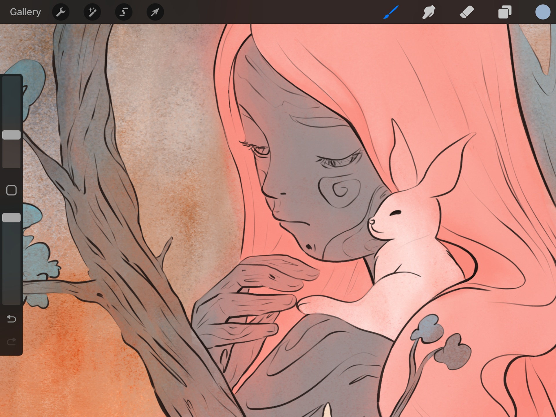 Digital drawing and color study