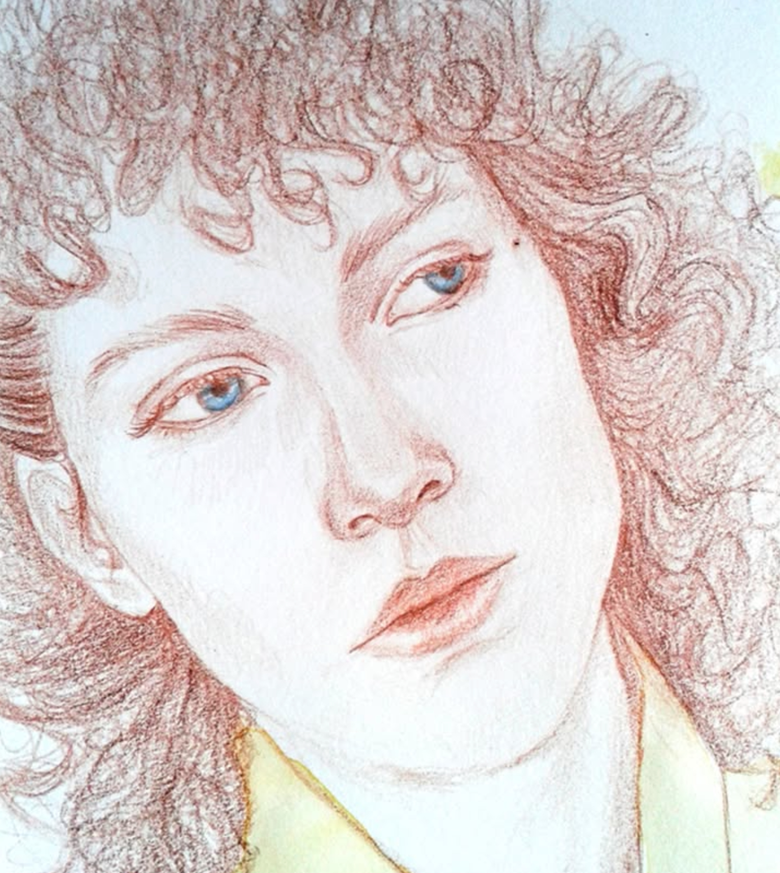 study for a portrait drawing