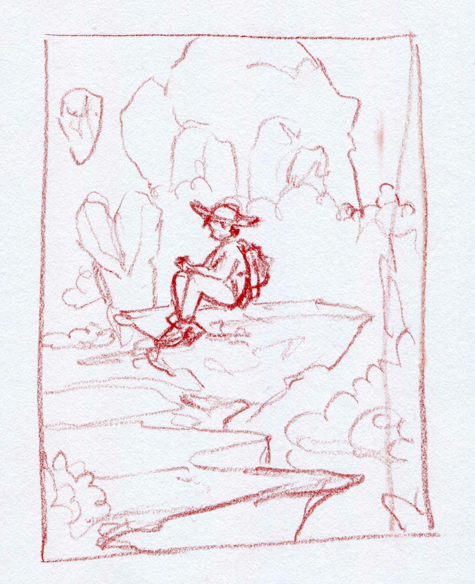 thumbnail composition for personal work