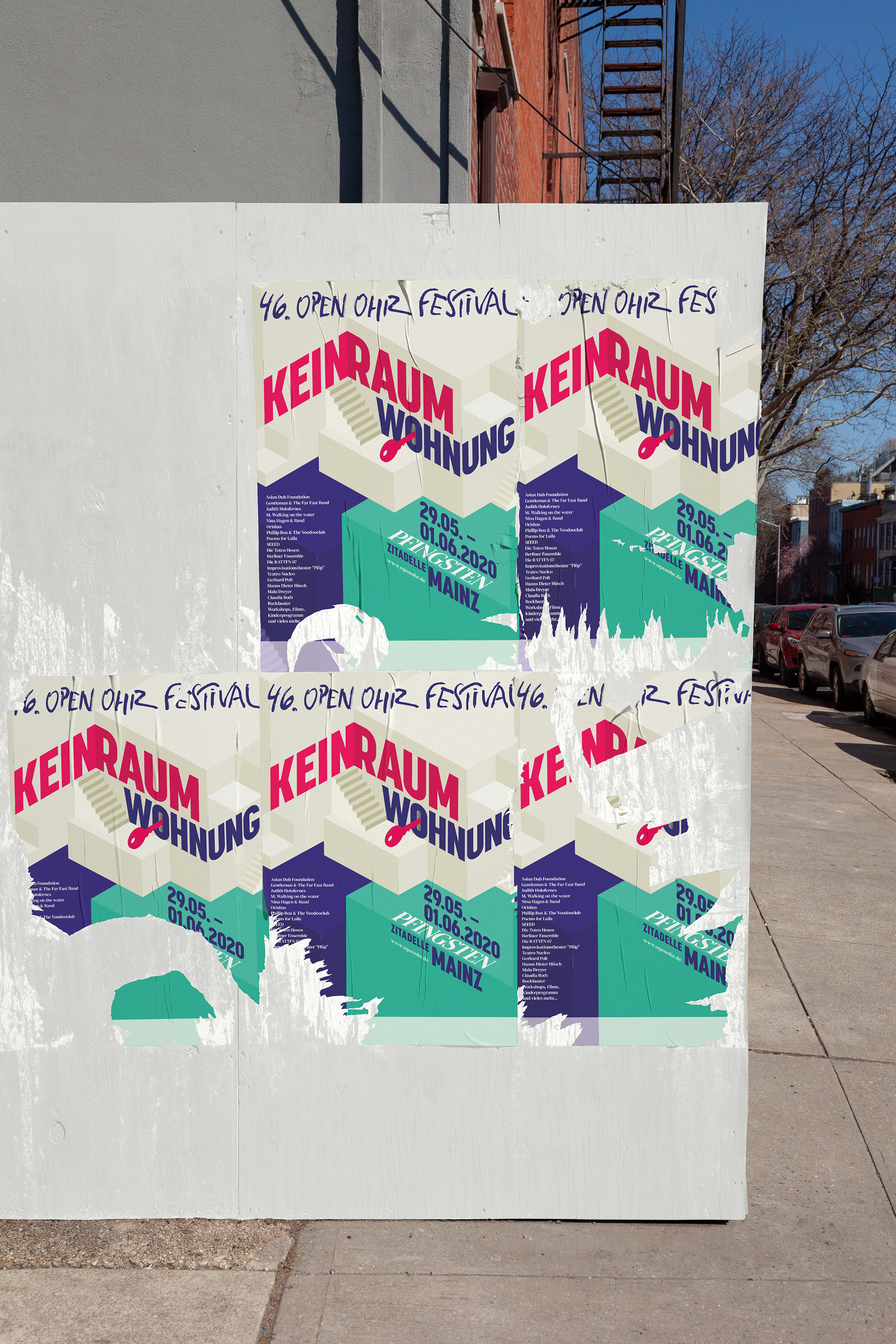 Plakatentwurf Wettbewerb OpenOhr Festival