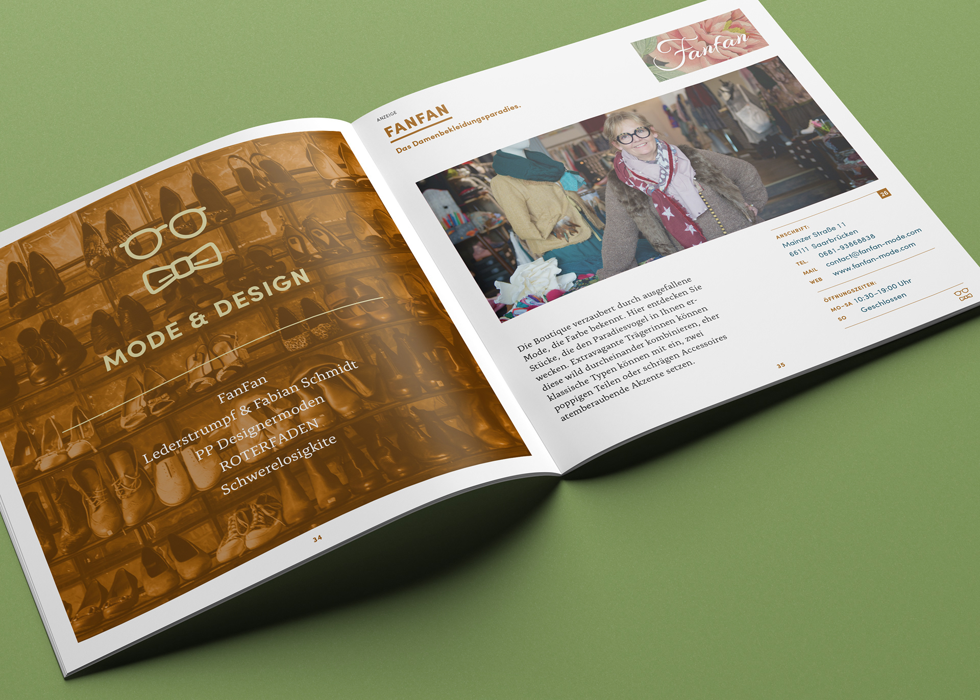 Broschüren-Layout