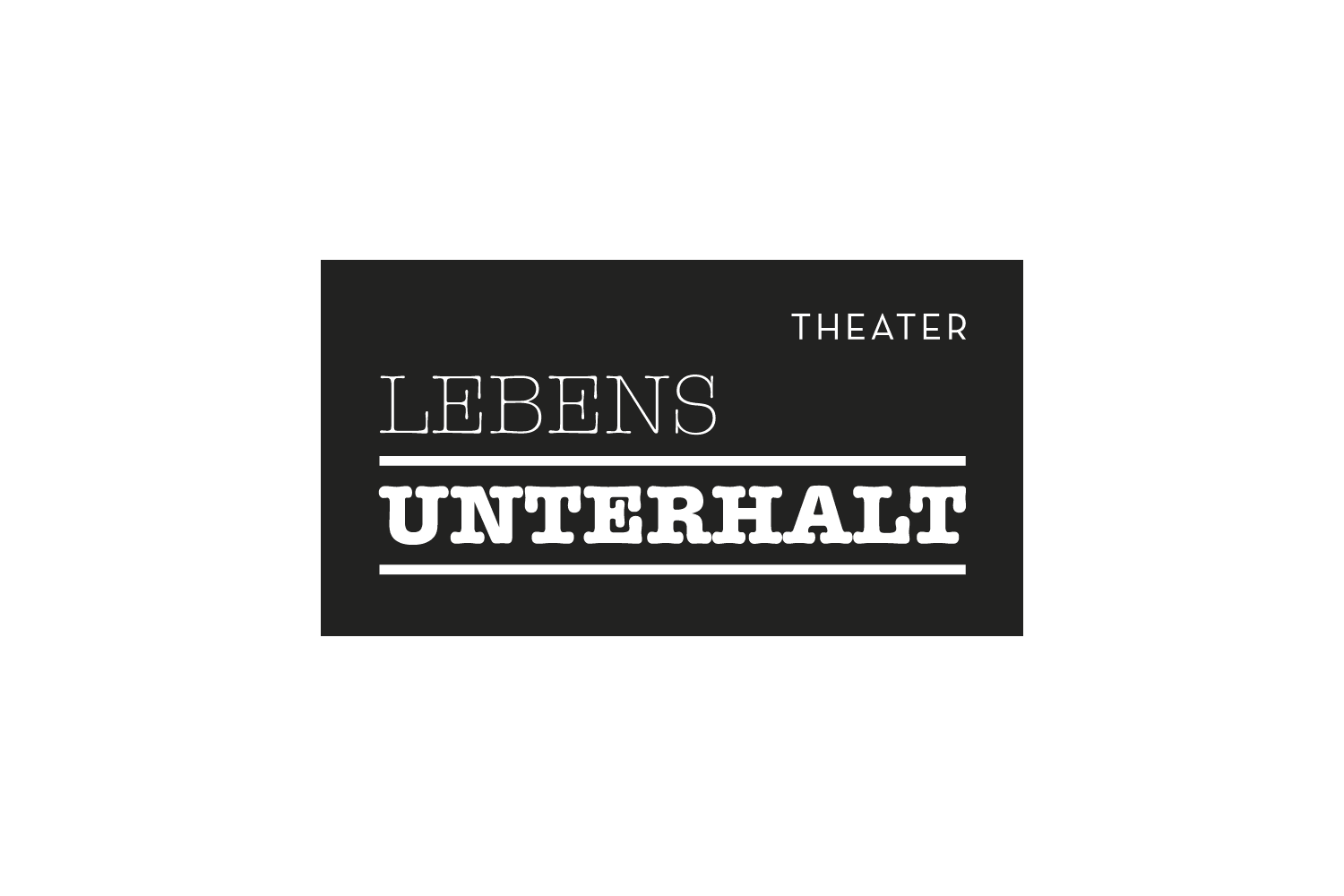 Logodesign Theater Lebensunterhalt
