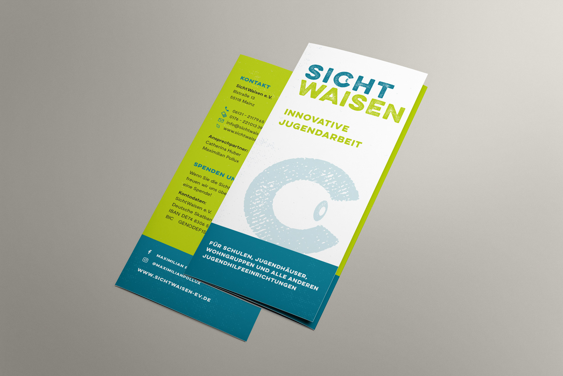 Logo und Flyer für SichtWaisen e.V.