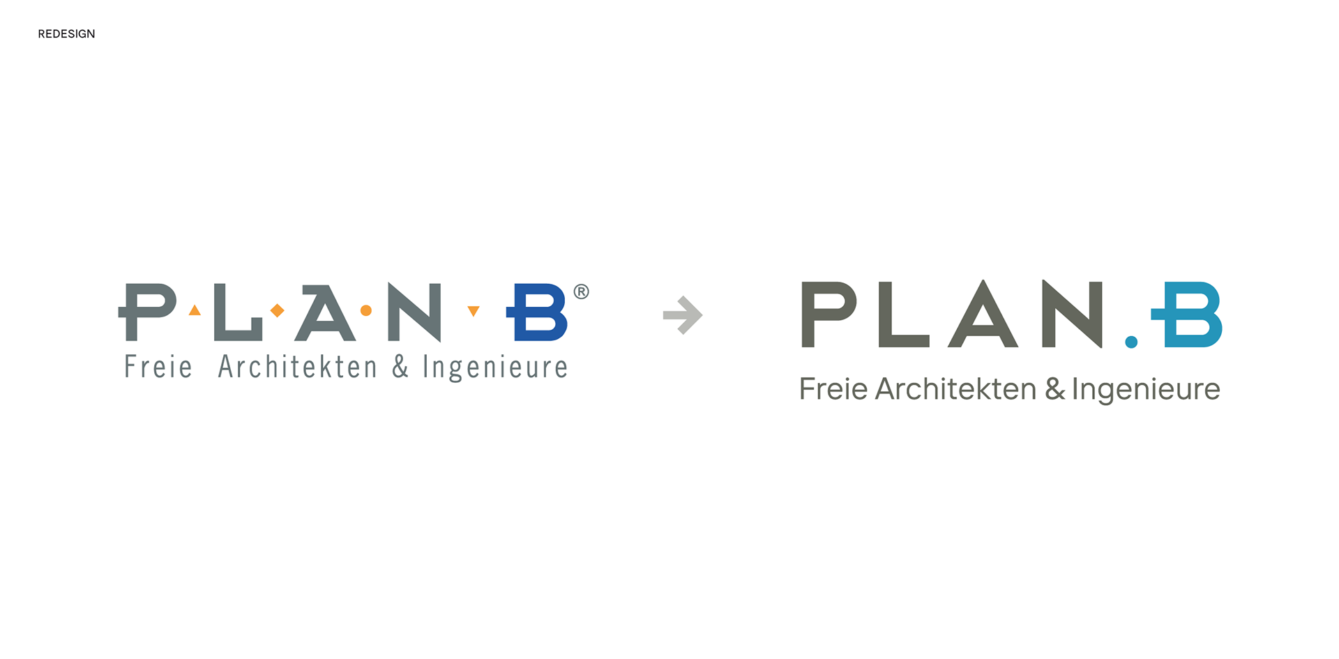 PLAN B Architekten Redesign der Marke