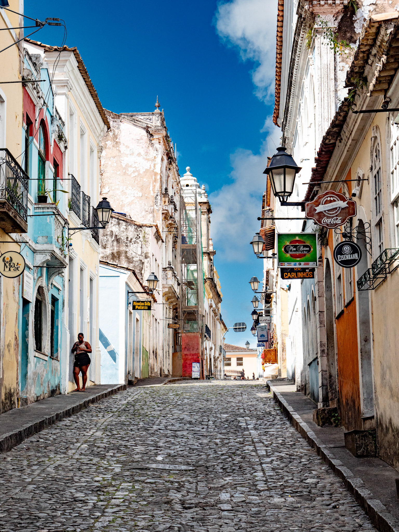 03.02.2025 Salvador de Bahia in Brazil. Rua Joao de Deus street in Pelourinho