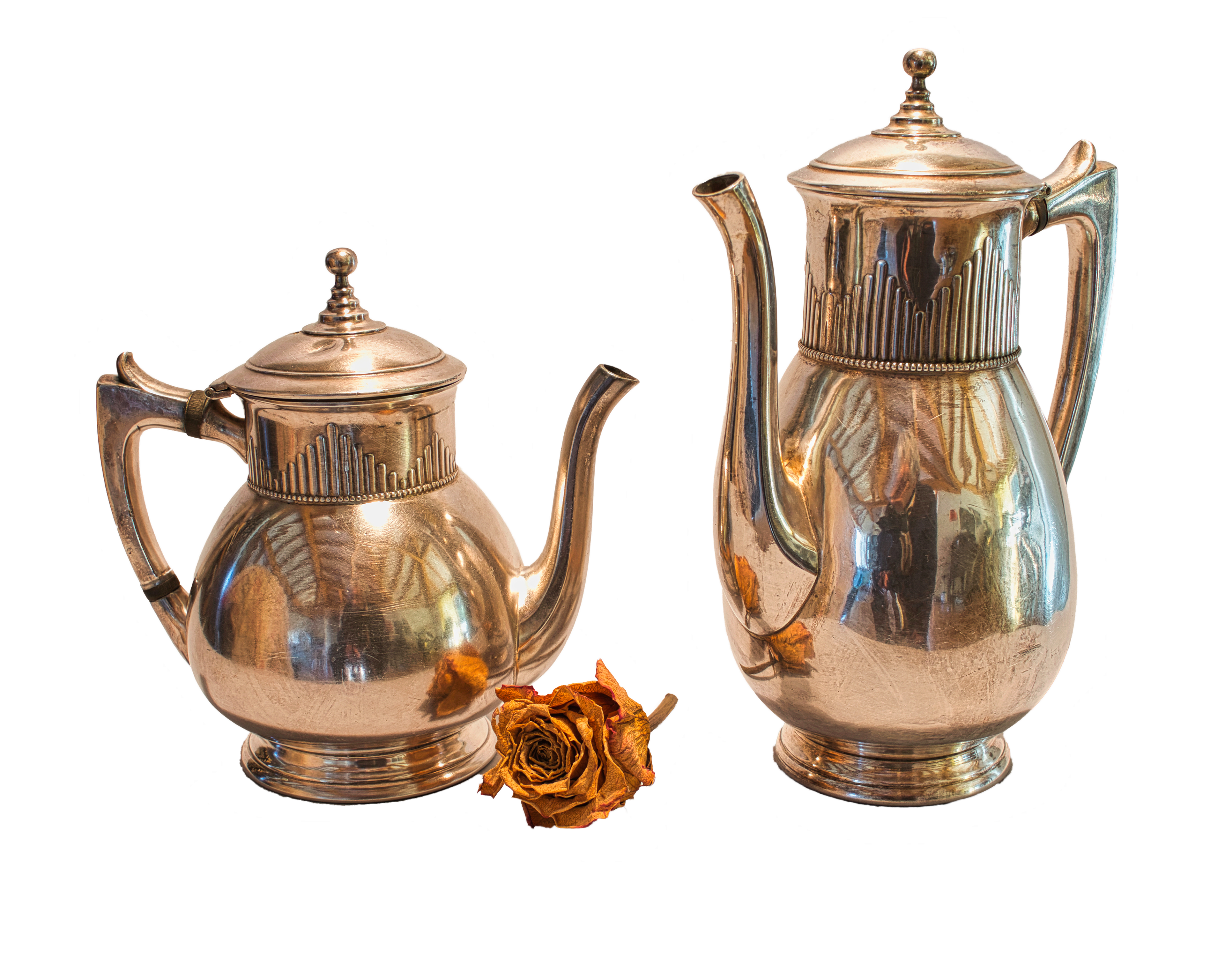 Teiere d'argento Liberty-Liberty silver teapots