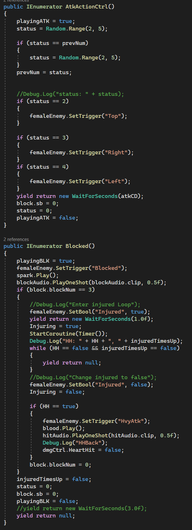 Enemy's AI function (BOSS)