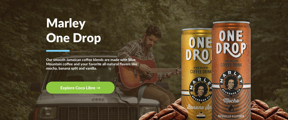 New Age Beverages — Marley One Drop Hero