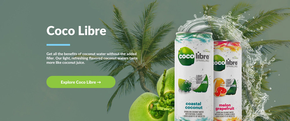 New Age Beverages — Coco Libre Hero