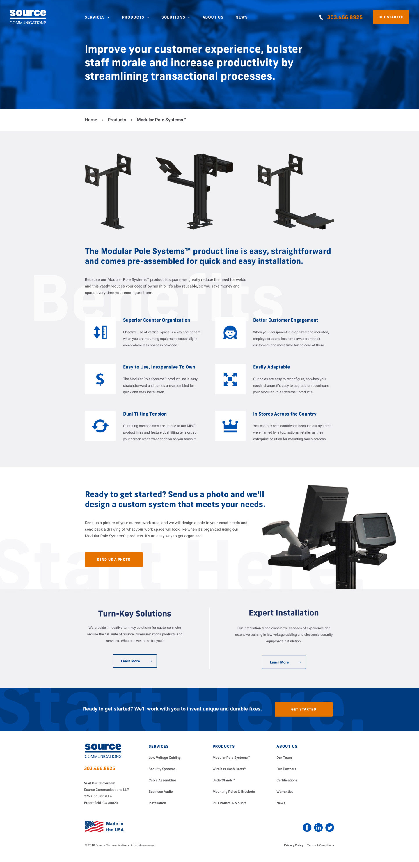Source Communications — Concept 2 — Product Category Page