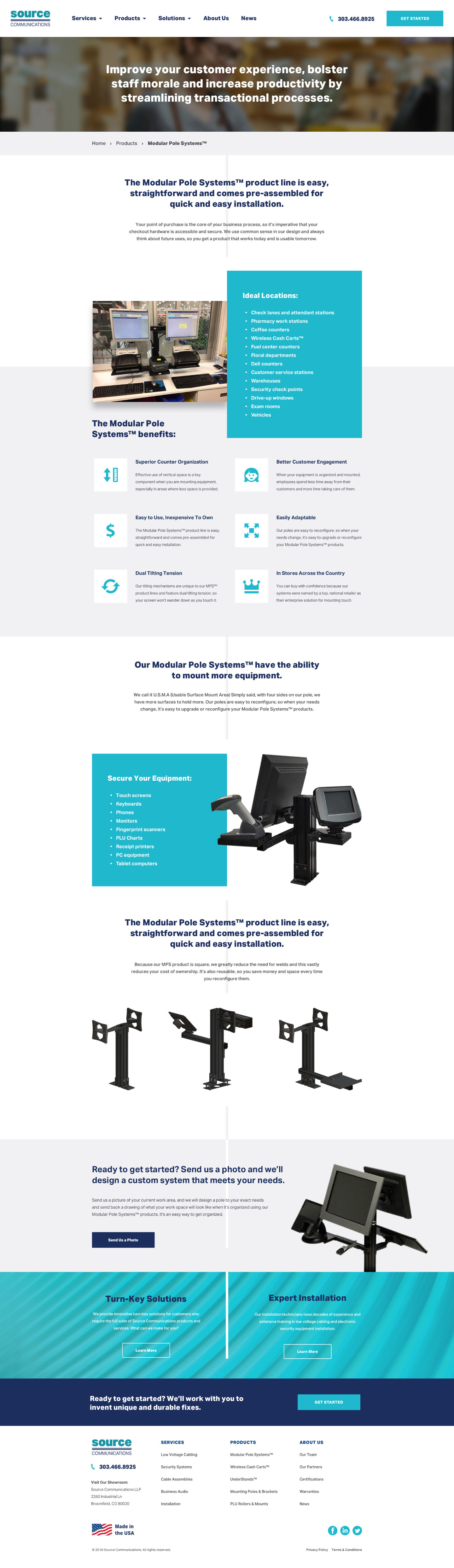 Source Communications — Concept 1 — Product Category Page