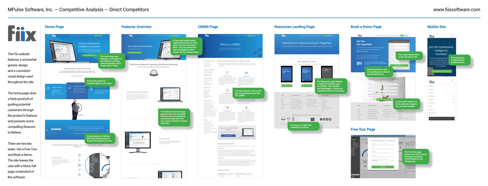 MPulse Software — Competitive Analysis — Fiix