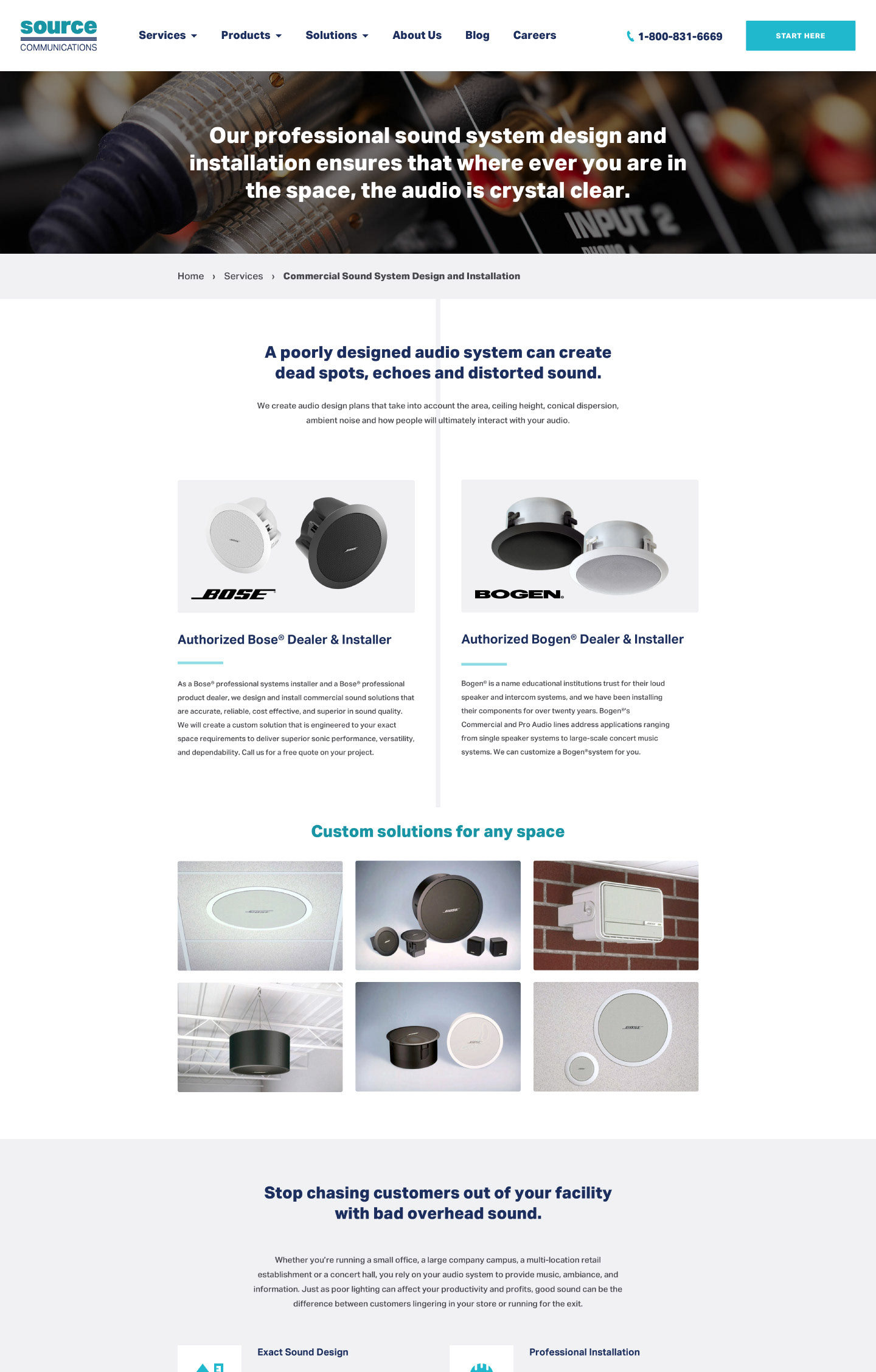 Source Communications — Mockups — Service Detail Page