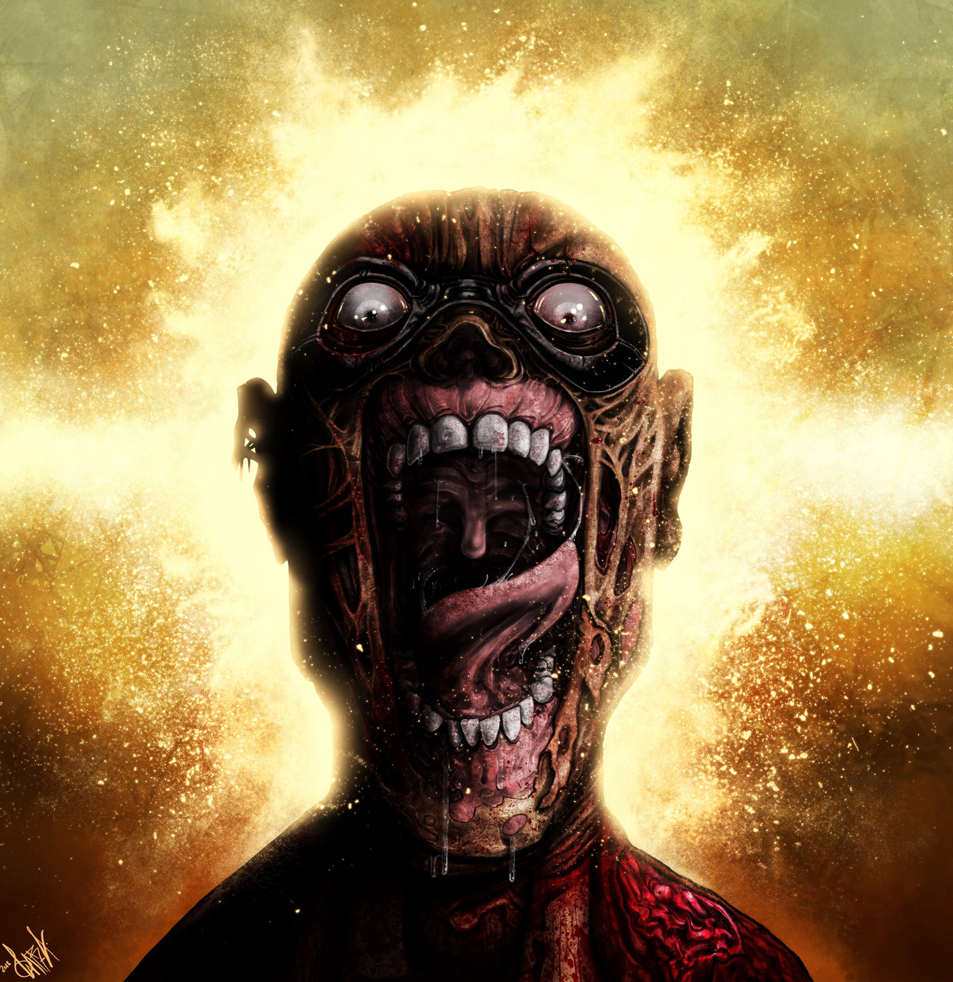 Illustration published in Rotted Capes