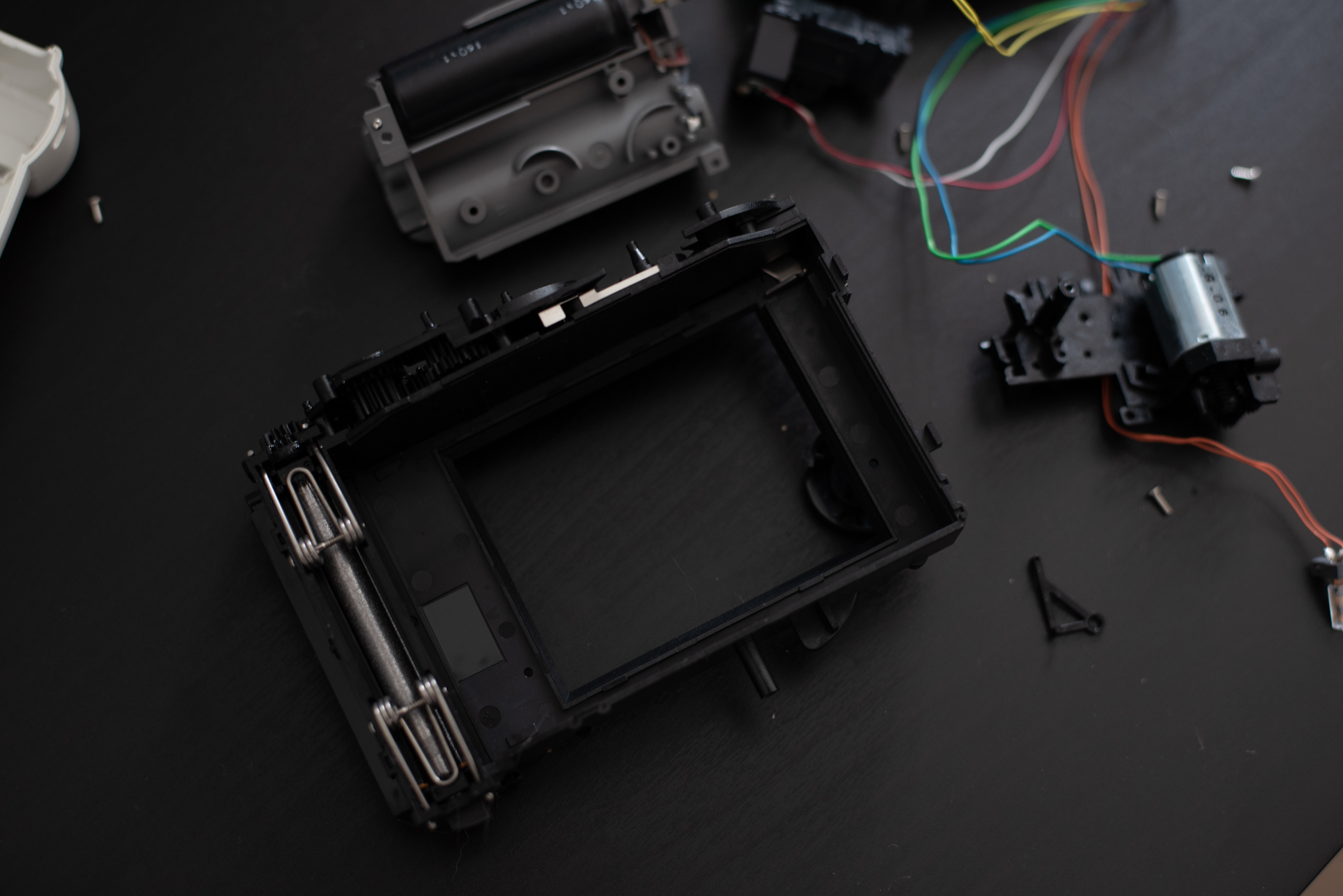 Stripped Instax chassis
