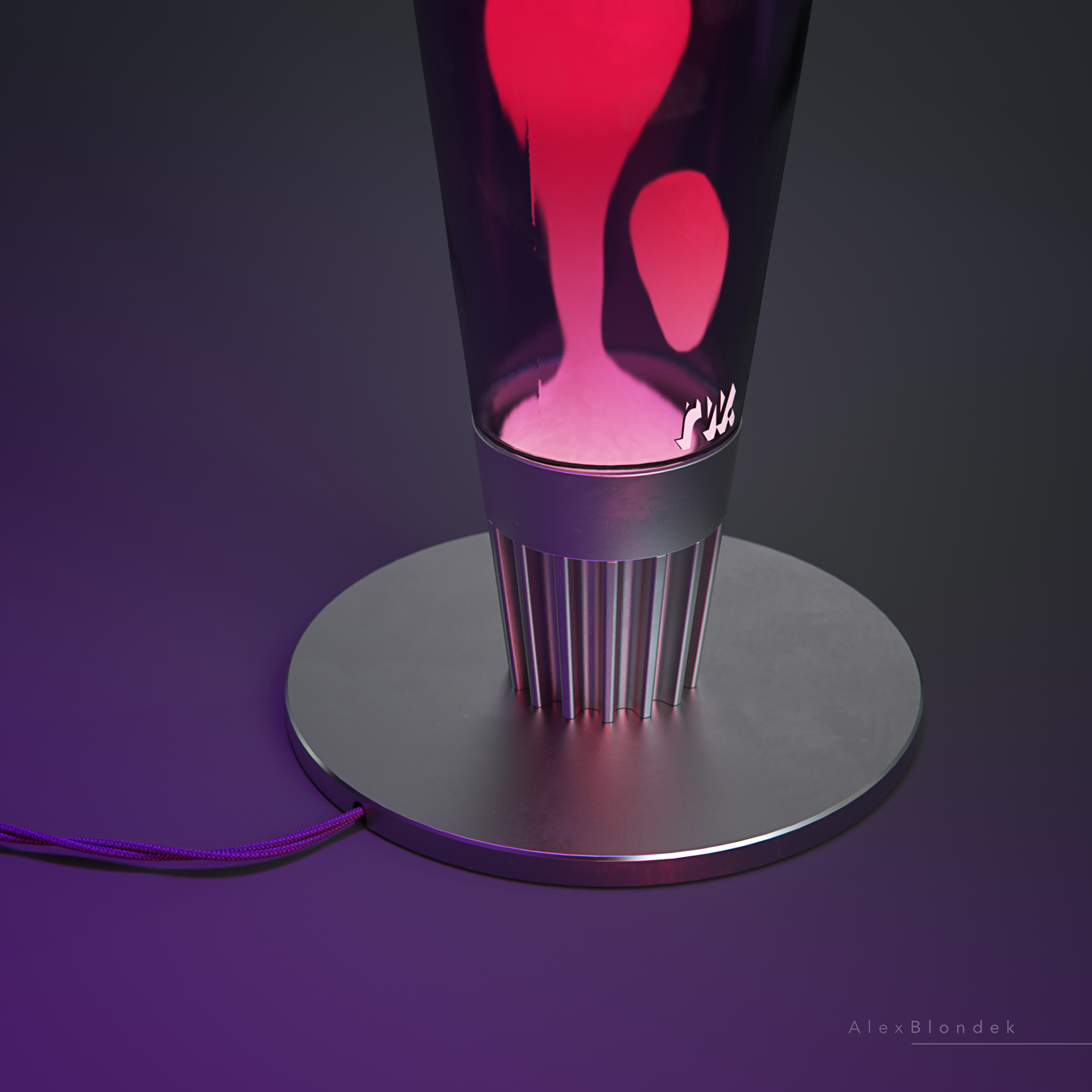 Design and render a Table Lamp
