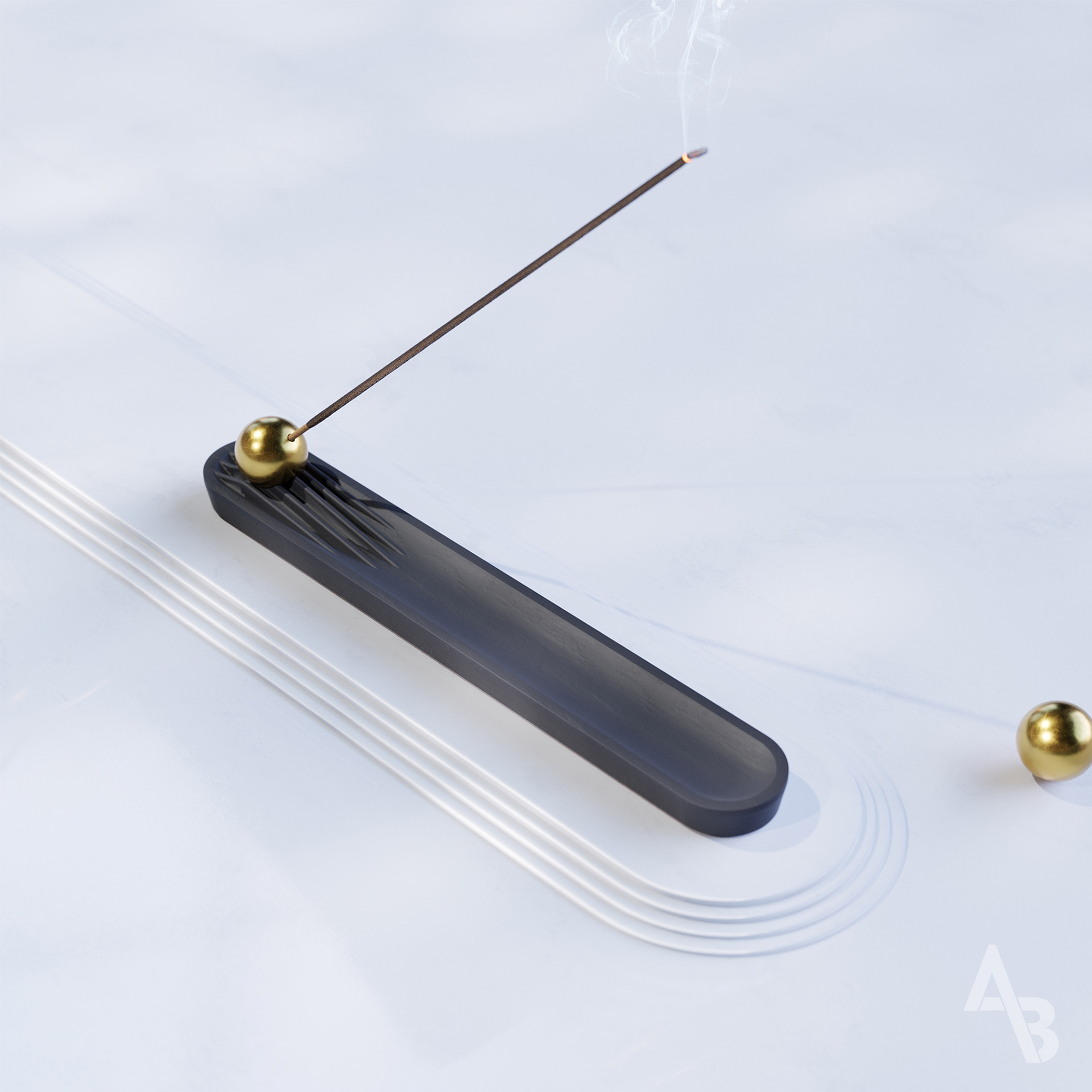 Design and render an incense holder (design by Ben Durack)