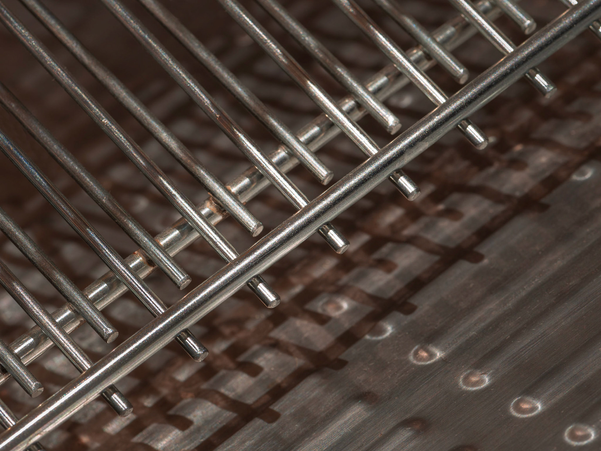 This is very much a study of lines, with a diagonal of circles to add further interest.