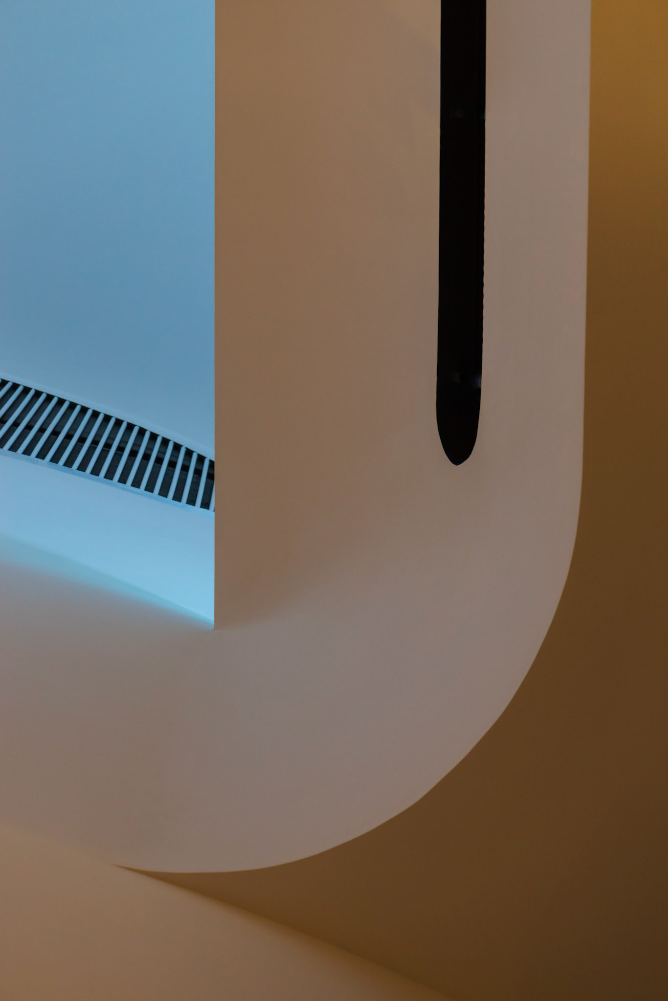 This is my favourite shot from the Museum of History. Contrasting colours and oriented so that the shapes sweep upwards to the right.