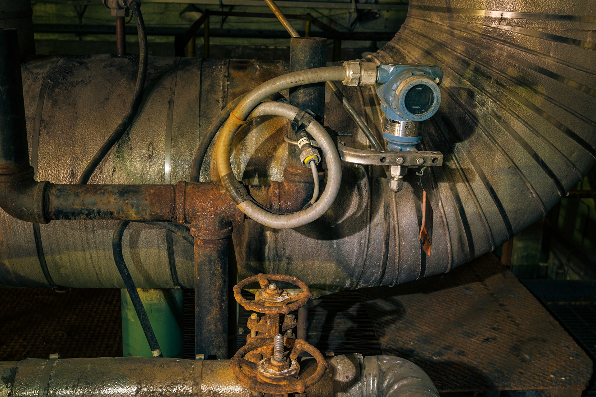 Circles big and small are easily found in an industrial site such as the former E. B. Eddy Mill