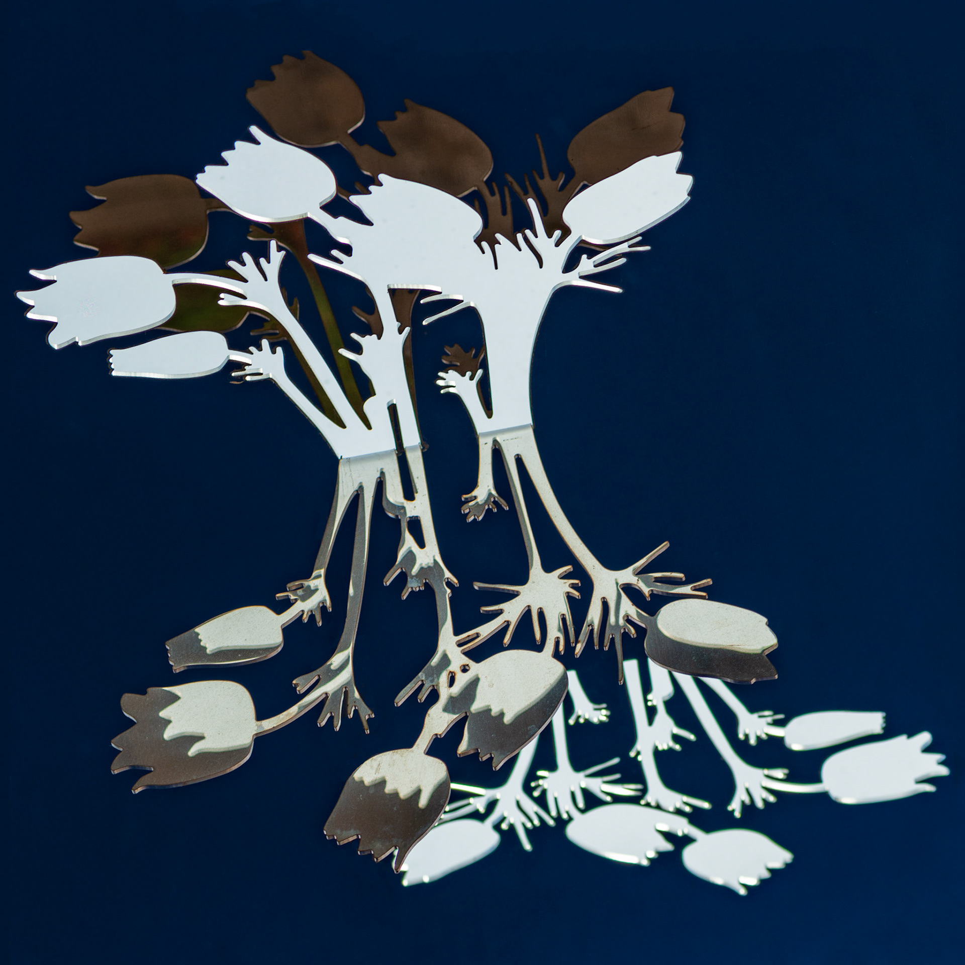 Tremblay Station. It was a bit difficult to get a clean shot of the components of the art installation by Jyhling Lee entitled National Garden. I took this shot knowing that some minor distractions could be removed in Photoshop.