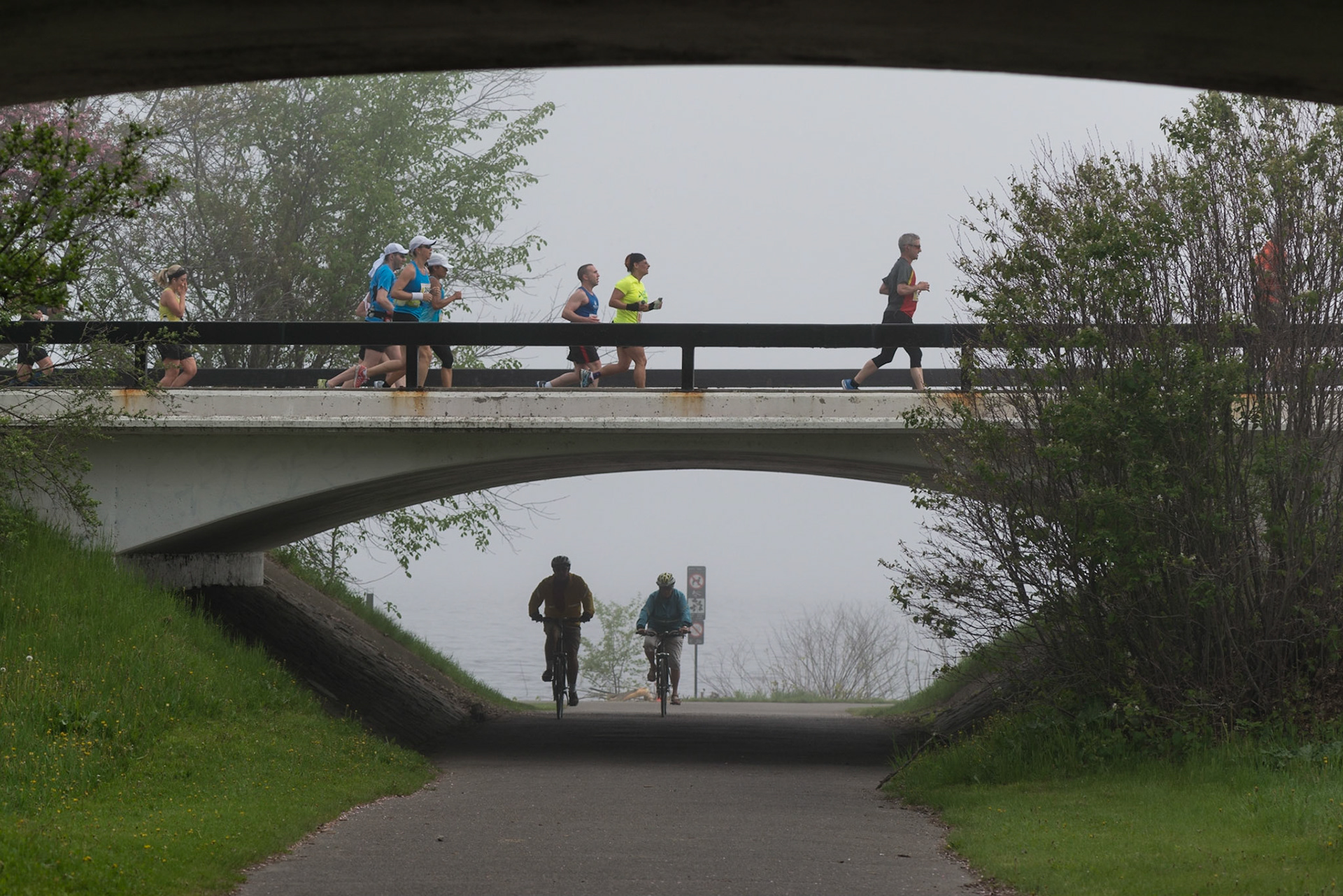 Ottawa River Parkway; Race Weekend Marathon; May 2014