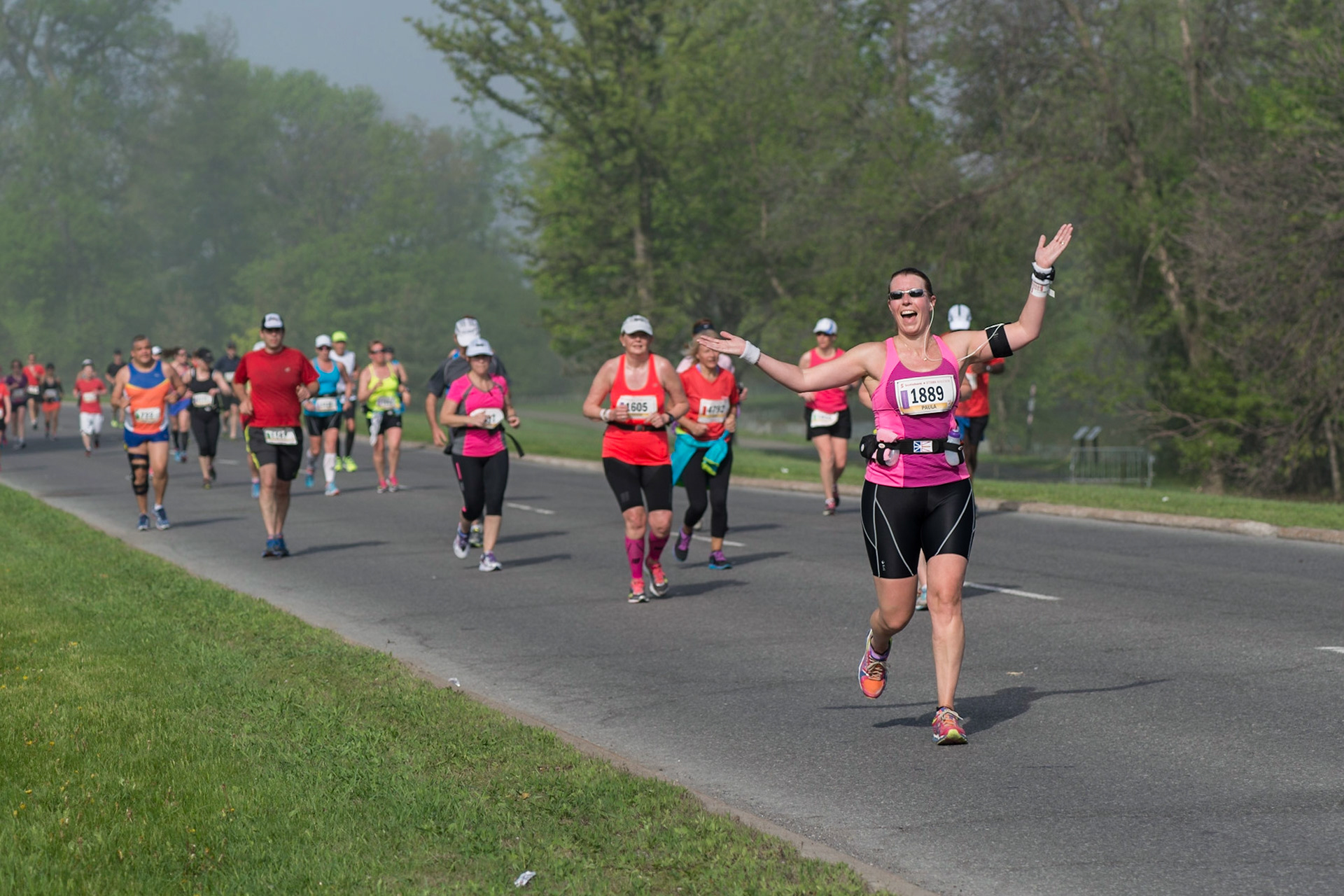Ottawa River Parkway; Race Weekend Marathon; May 2014