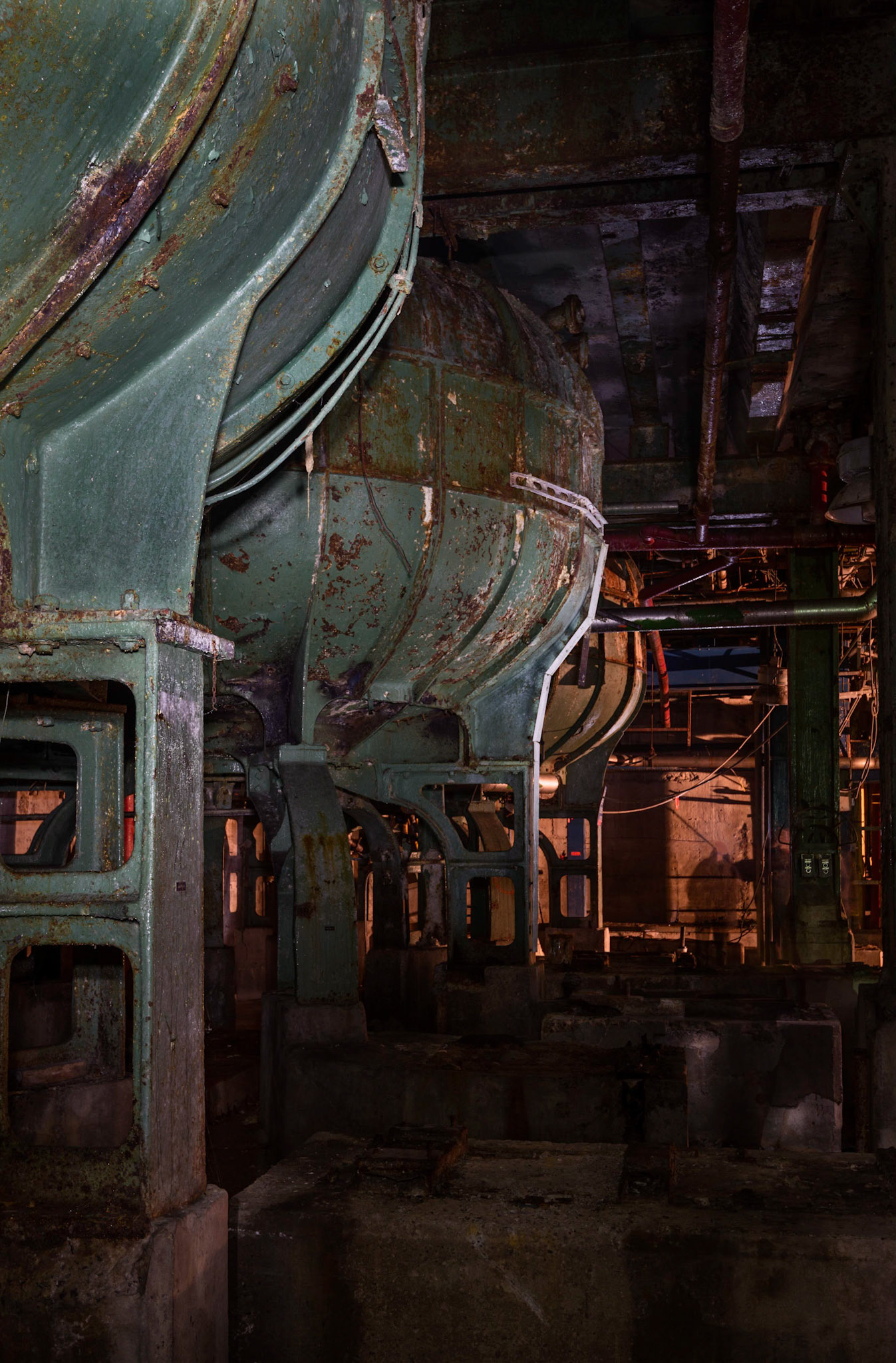 Light painting within the former E. B. Eddy Mill and a fortuitous accident.