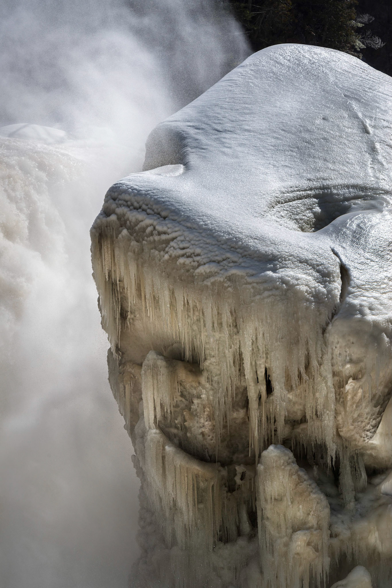 Several parts of the landscape presented interesting "facial" features when viewed from the right angle.