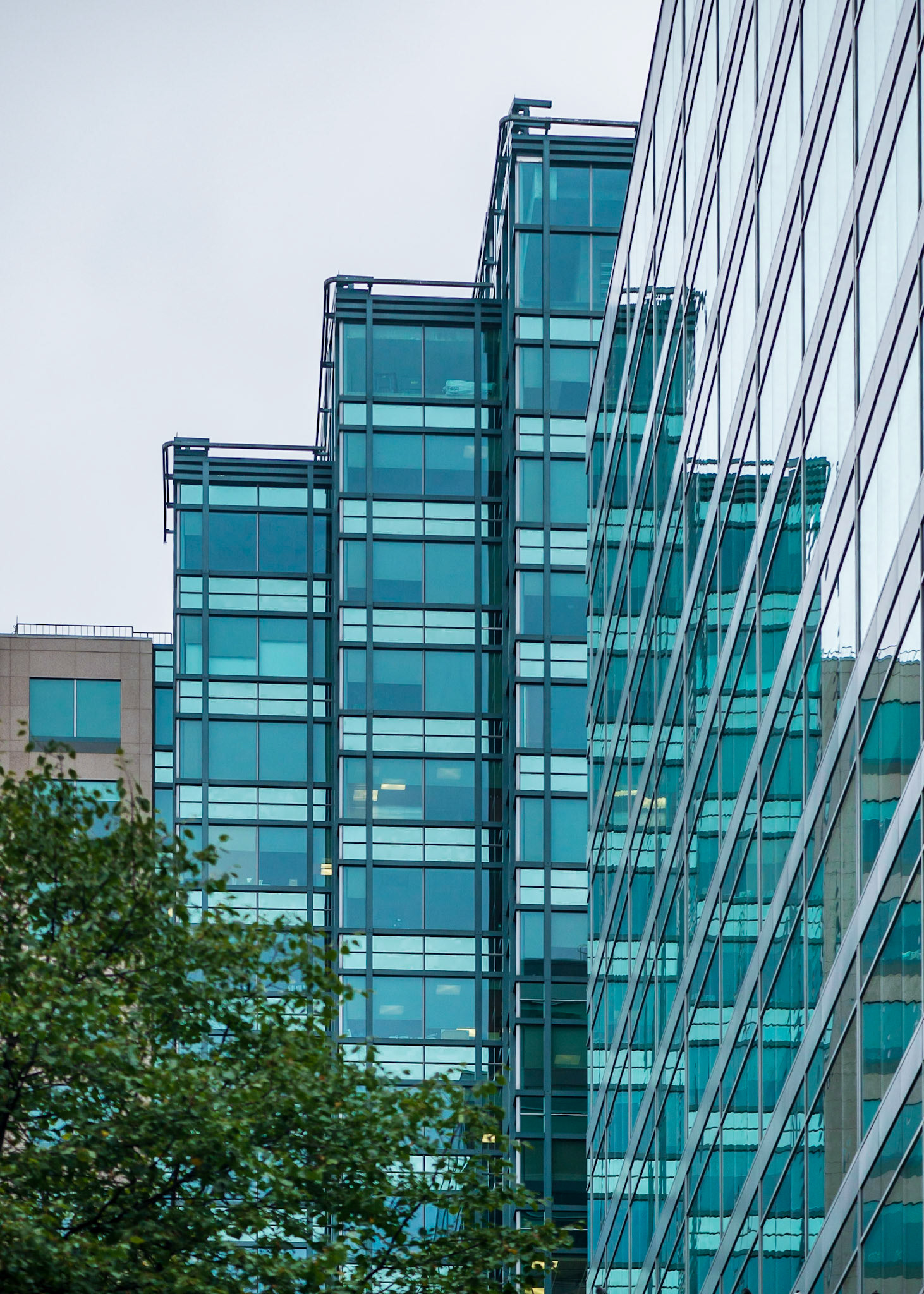 Reflections are fun. Here, I use it not only to complete the view of the building, but also to combine reality with unreality, since the missing part of the building doesn’t actually look as shown by the reflection.