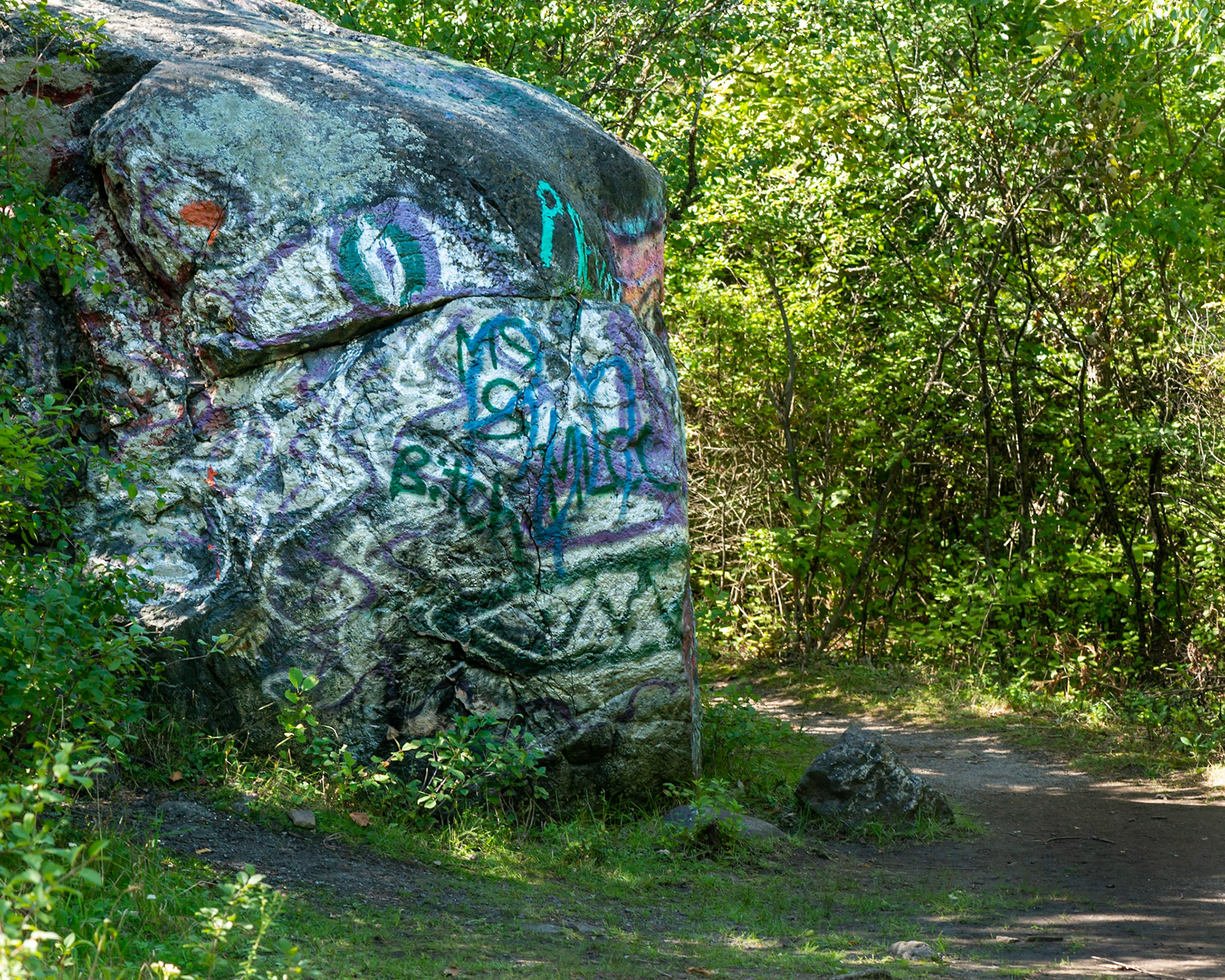 Those that have been to Mud Lake will be familiar with this rock, found South-East of the lake.