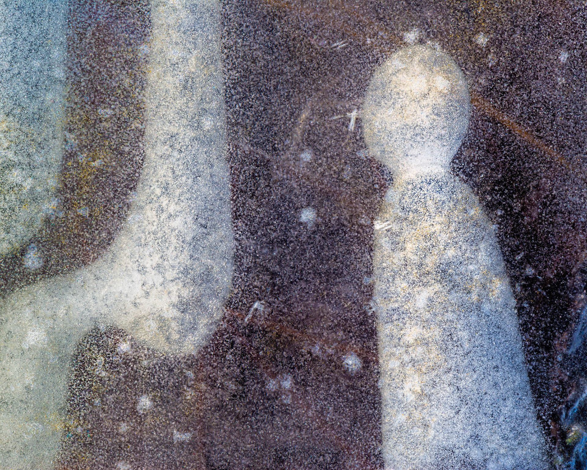 This simple collection of shapes almost look like they were arranged in a painting.