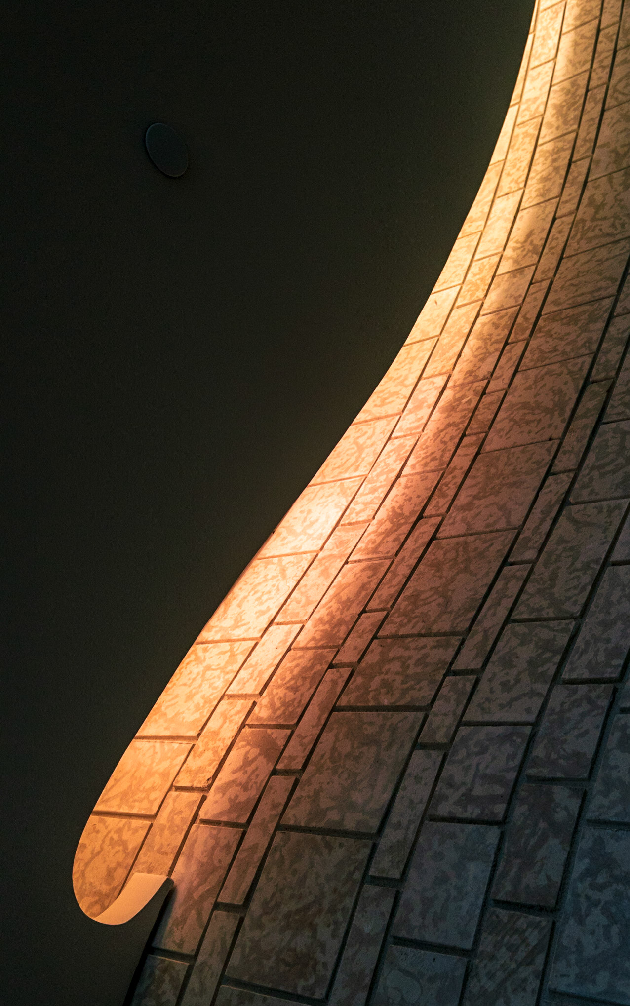 There is a bit of yin and yang to this shot, which was rotated so that the sweep would be upward to the right.