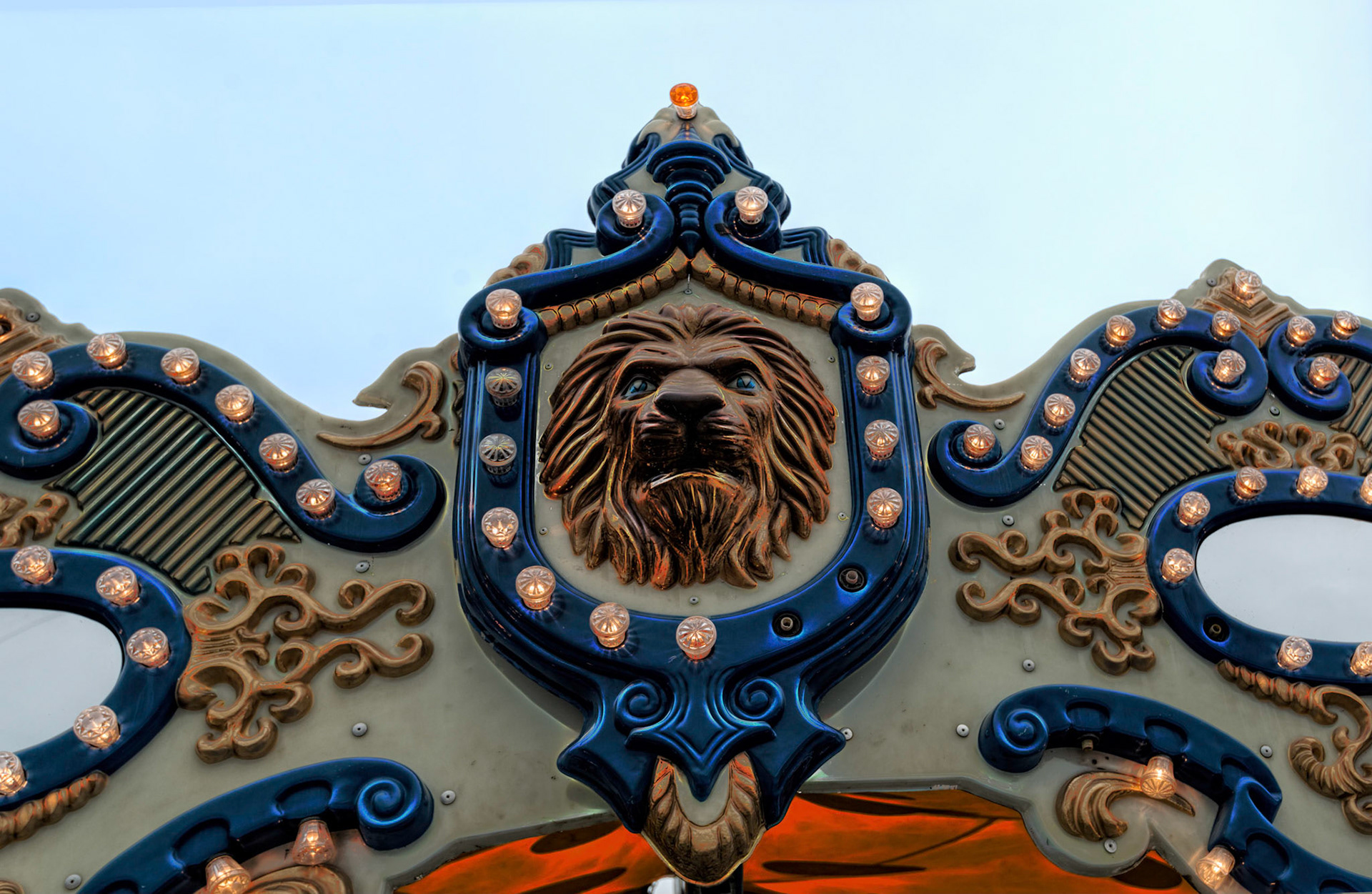 Amusement rides are supposed to be fun, but maybe not if you look up too closely.