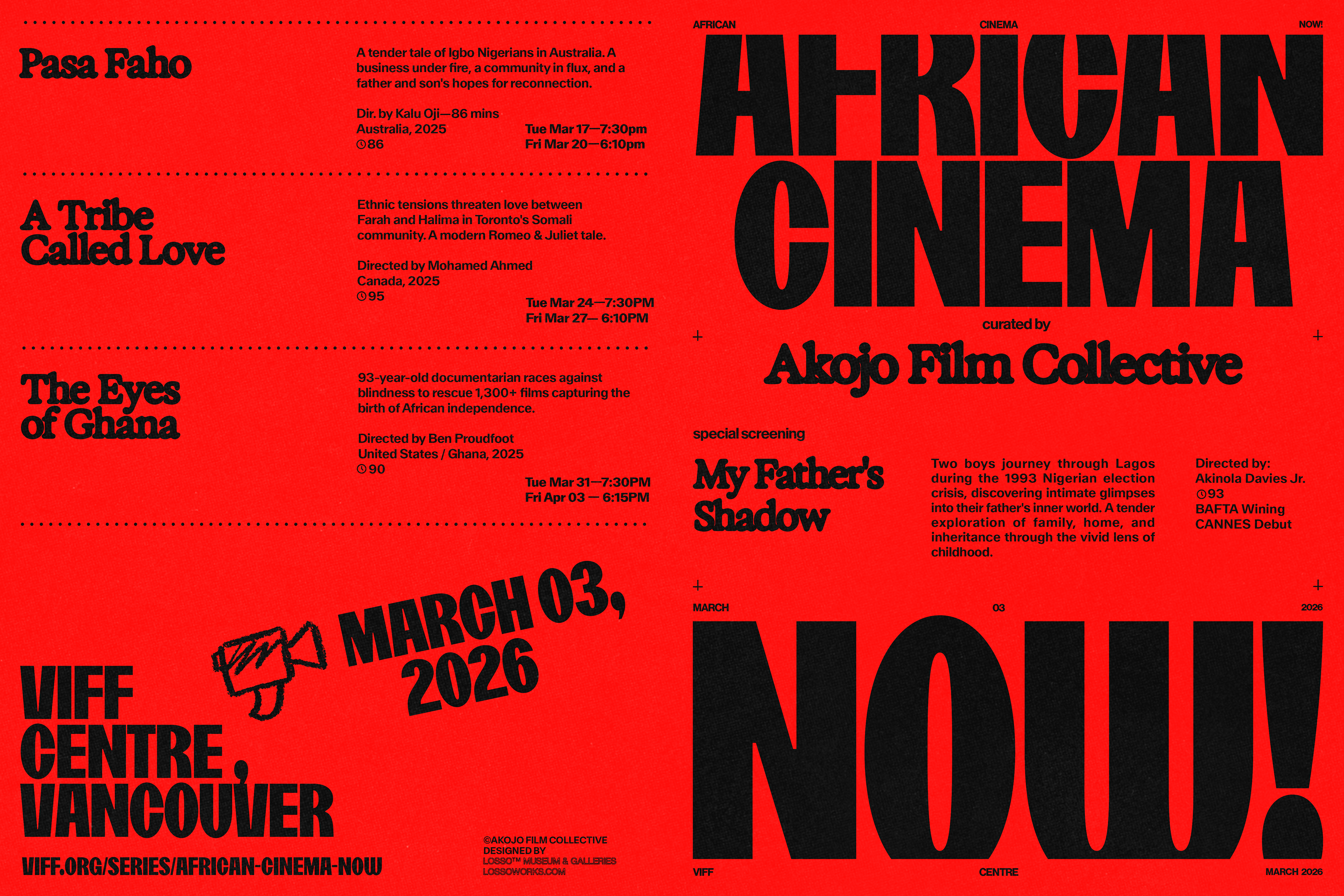 AFRICAN CINEMA NOW AT VIFF POSTER
