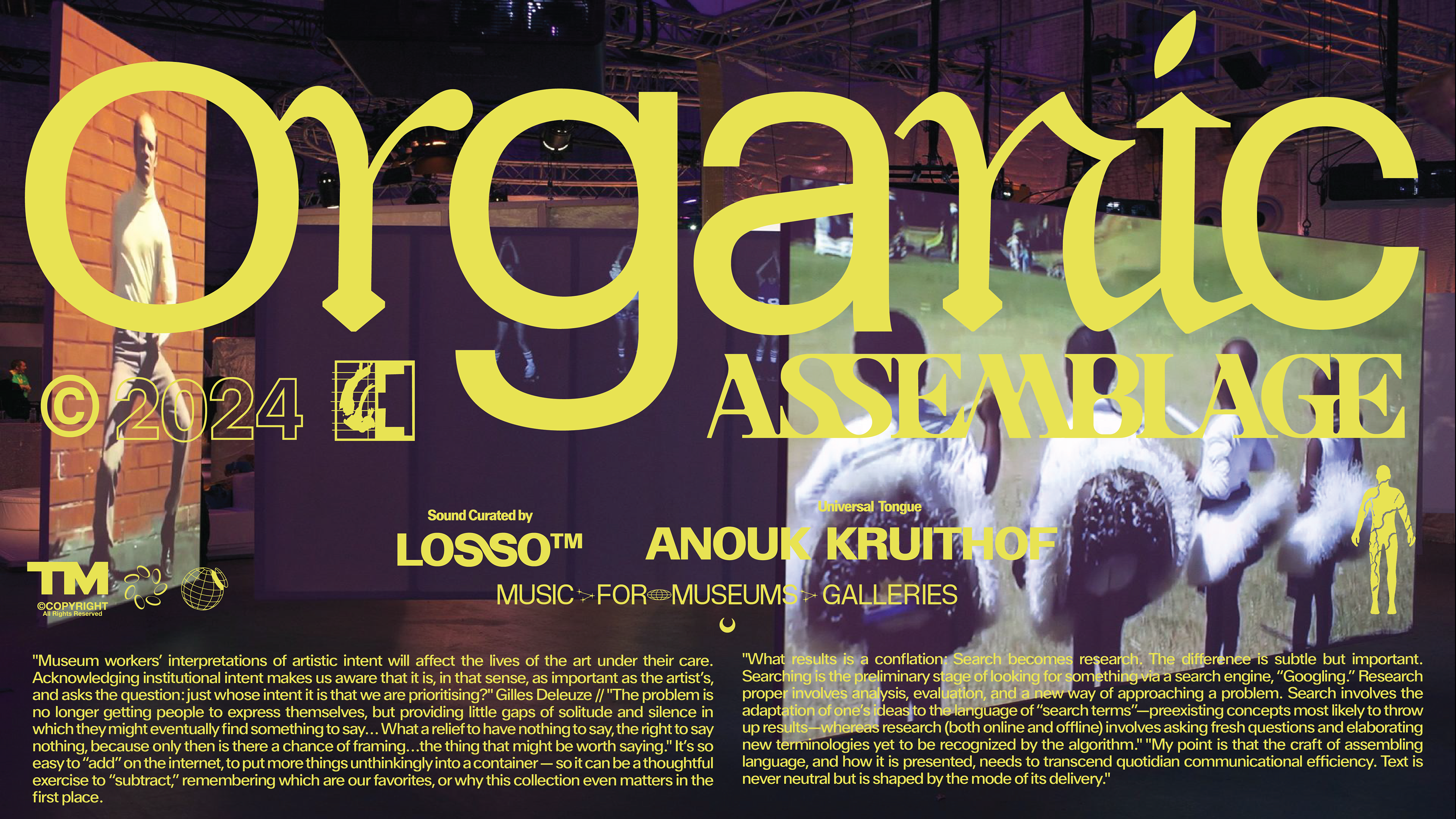 Losso™ Works : Short Film 2024 Type Design , Poster