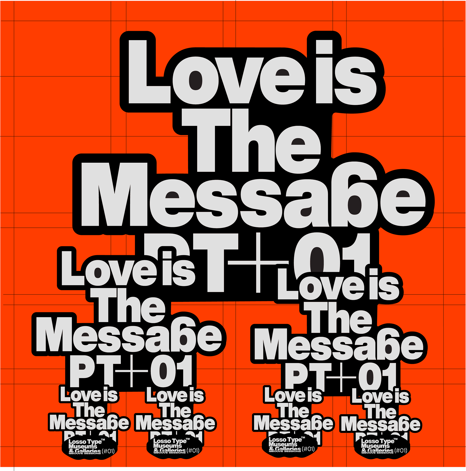 Losso™ Works : Cover Art, Type Design