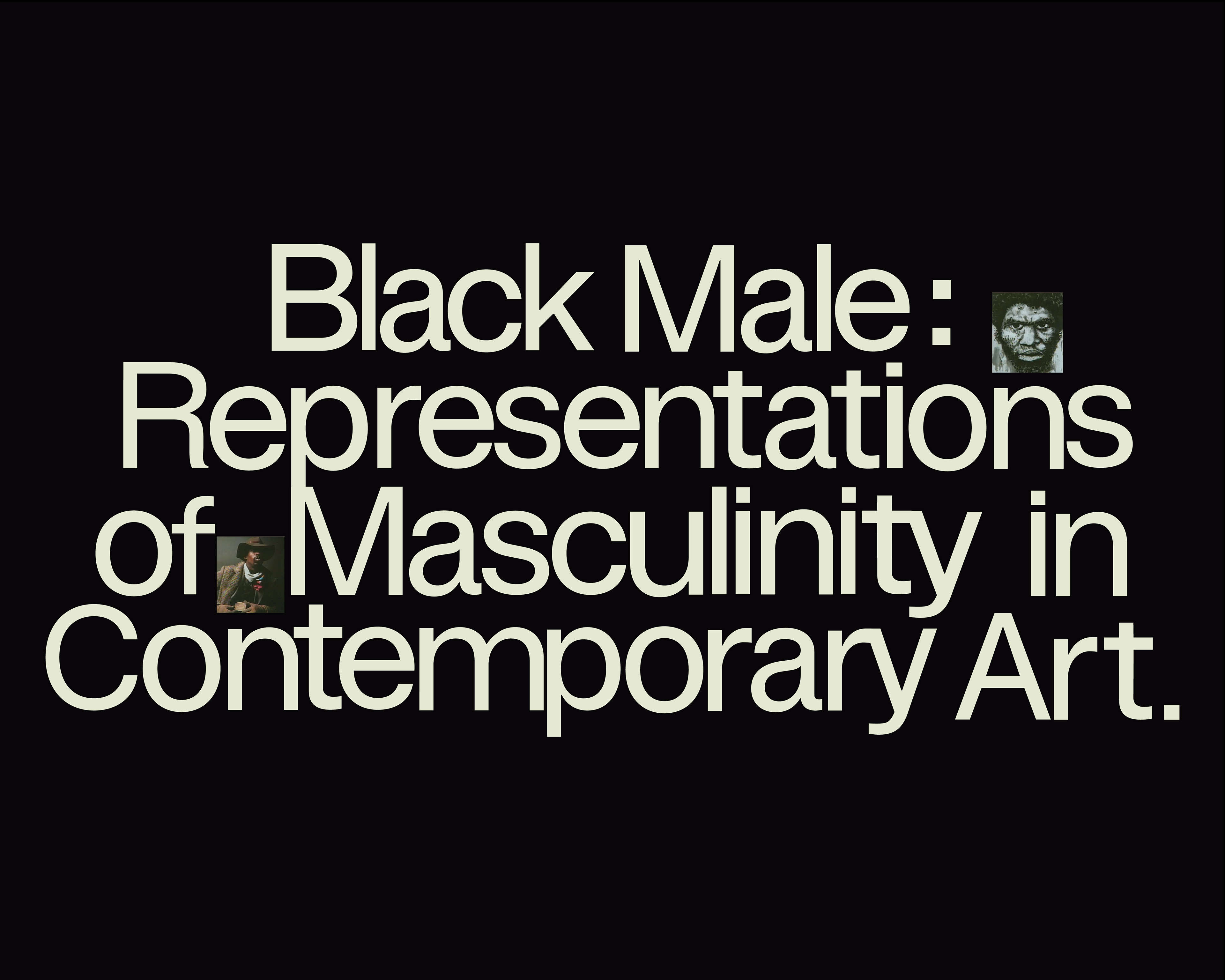 Thelma Golden; Exhibition Visual Identity Design Poster