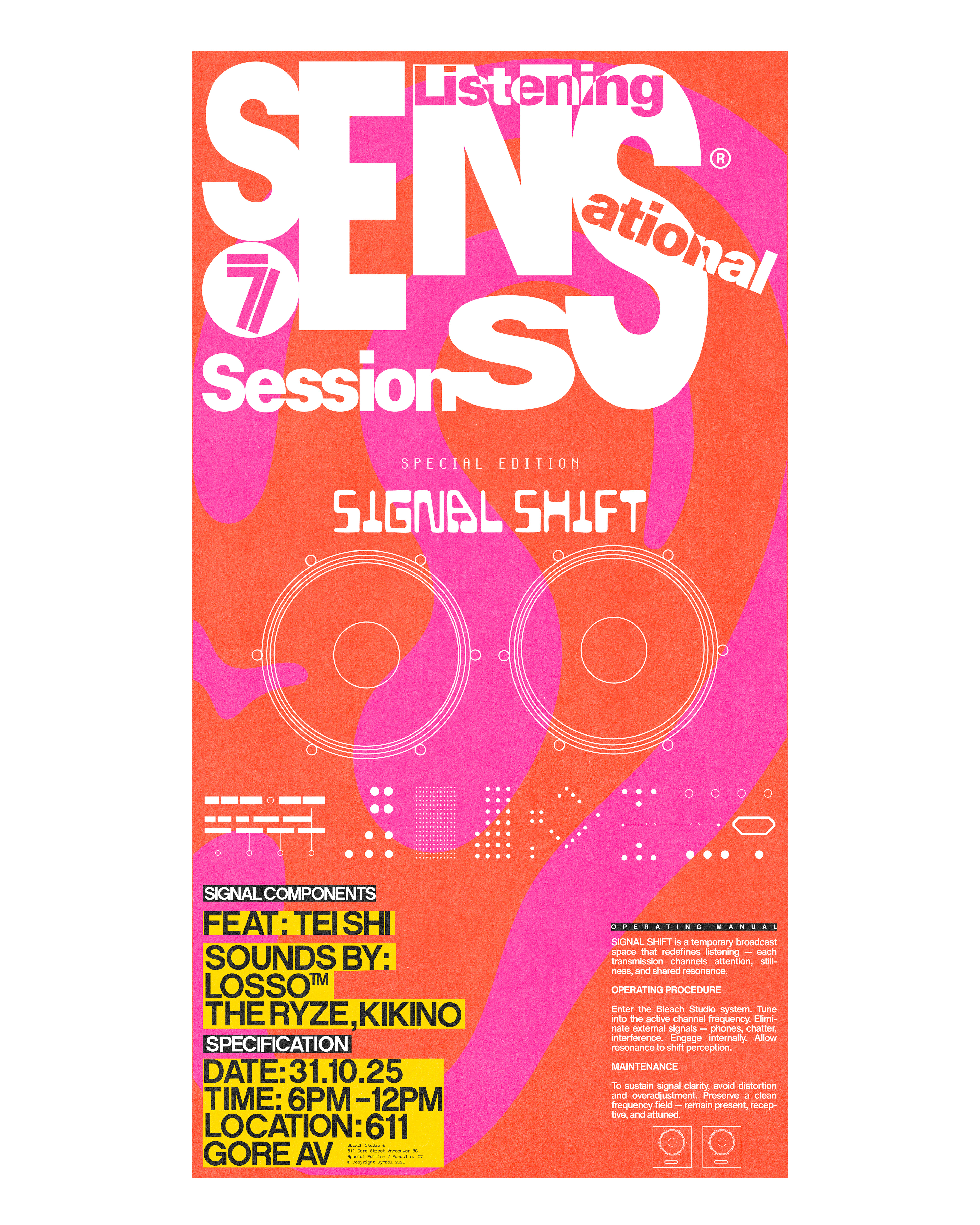 Bleach Studio - Poster Design, ©2025