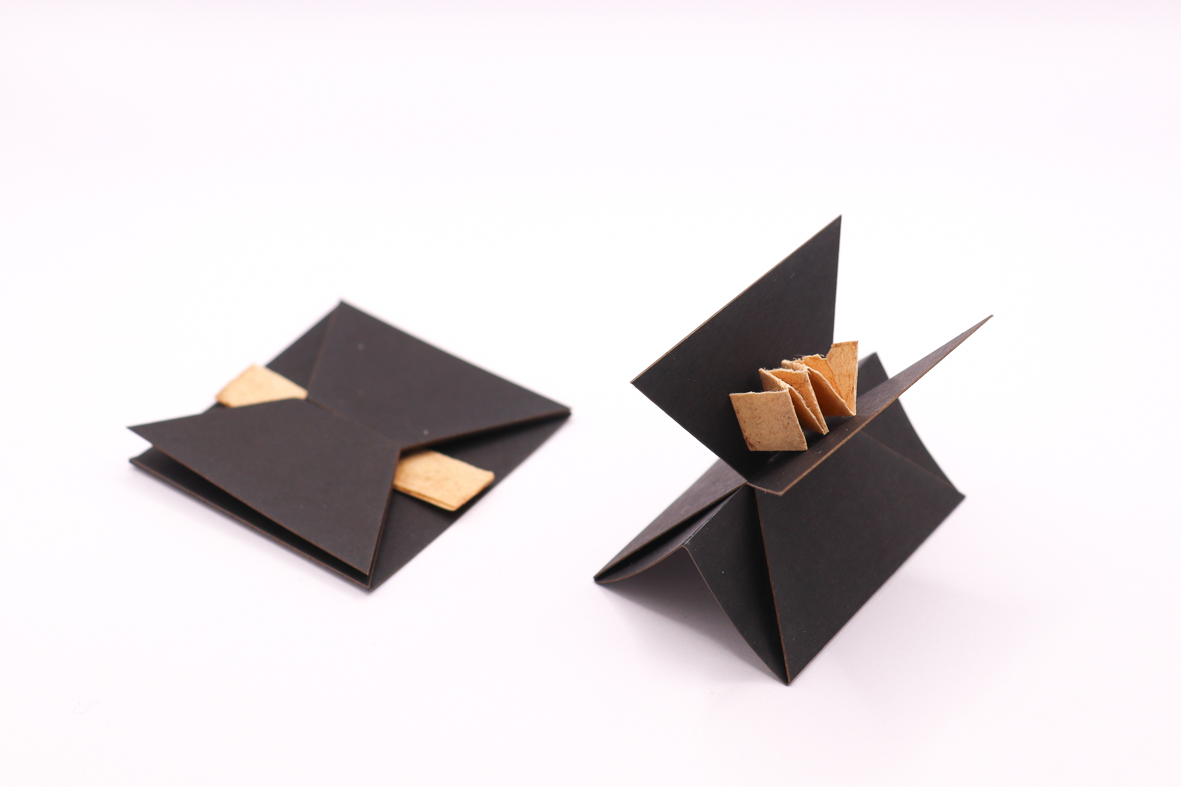 two cards - unopened and propped up