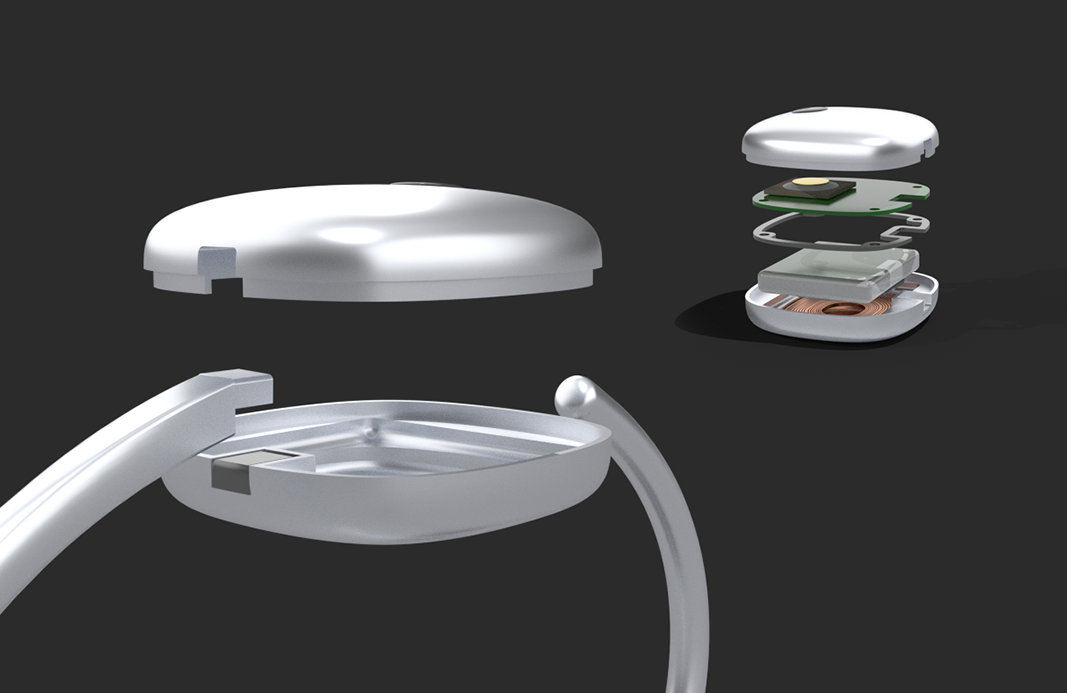 steel casing with magnetic bracelet socket